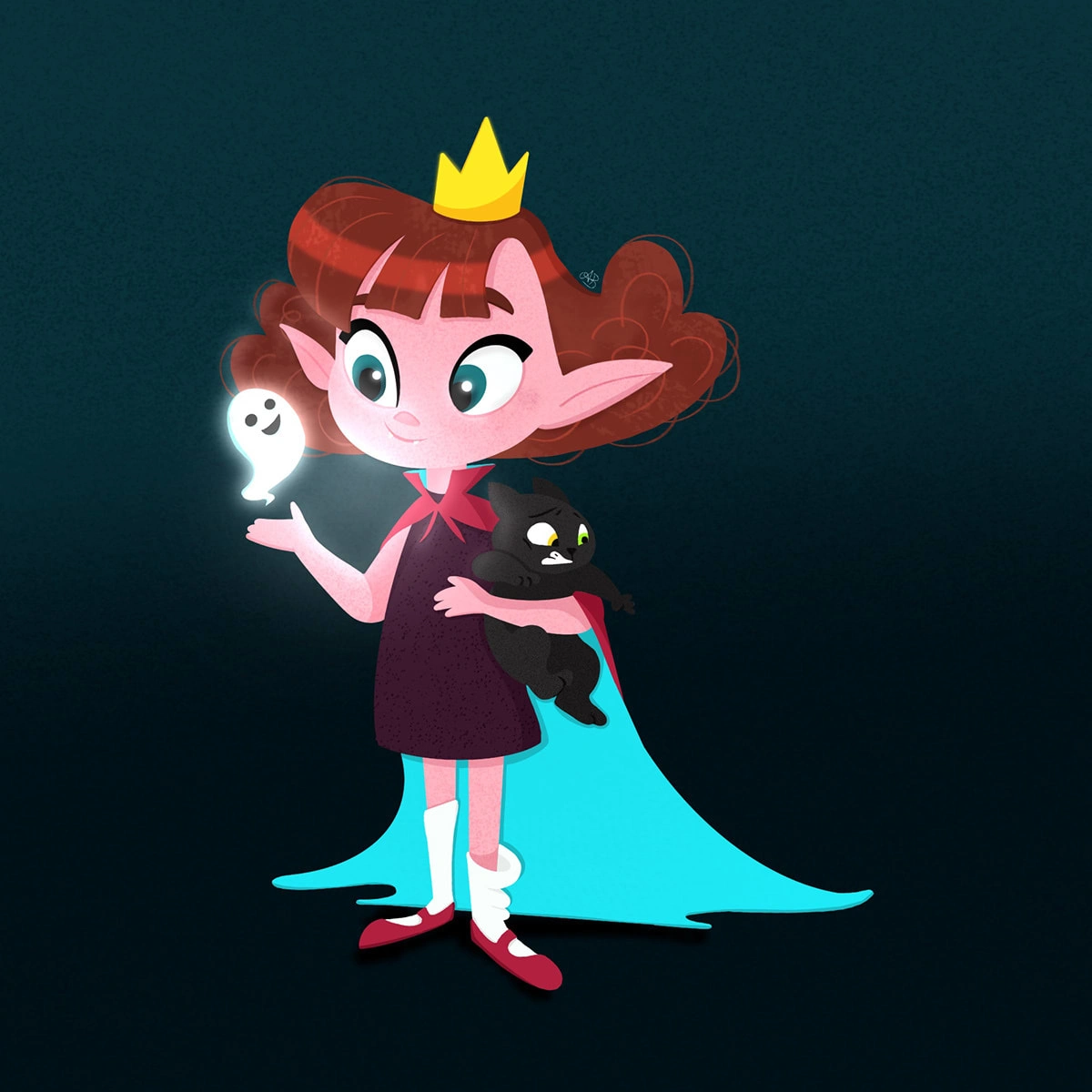 Wendy, Lola (cat) and Will