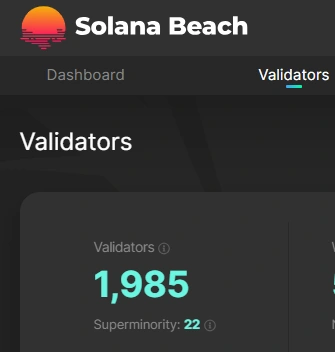Source: https://solanabeach.io/validators