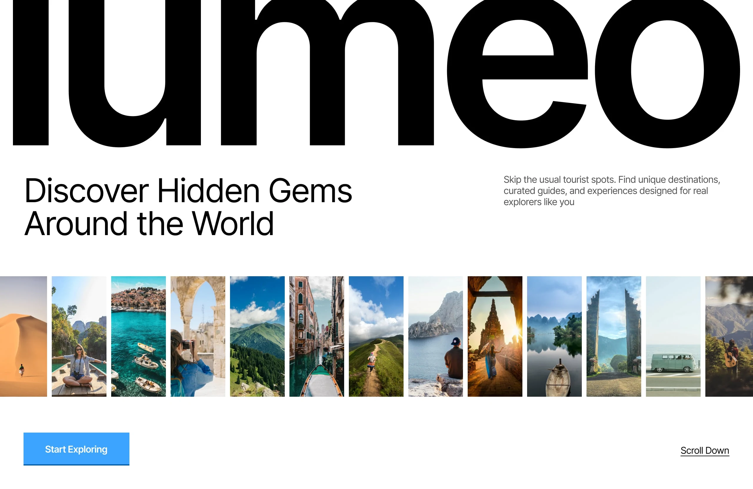 Tour Guide Website Design