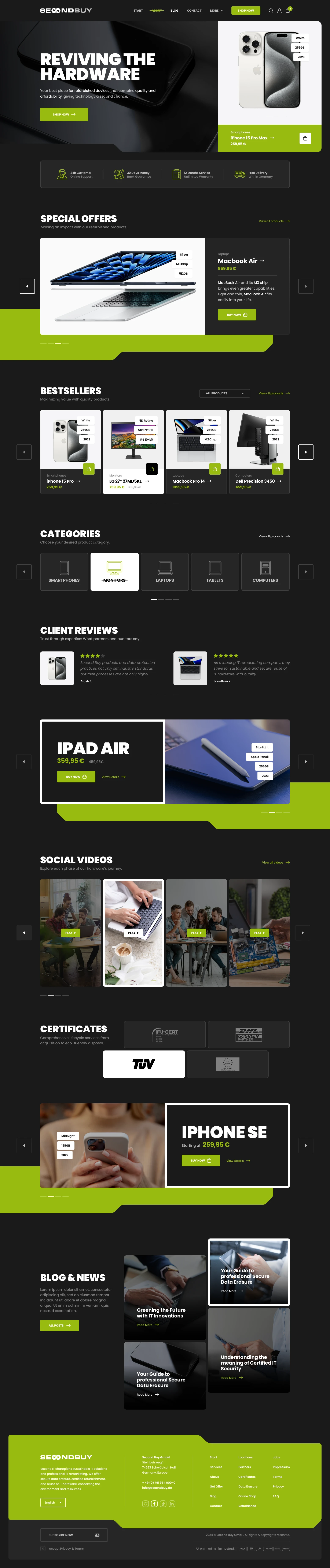 SecondBuy Homepage