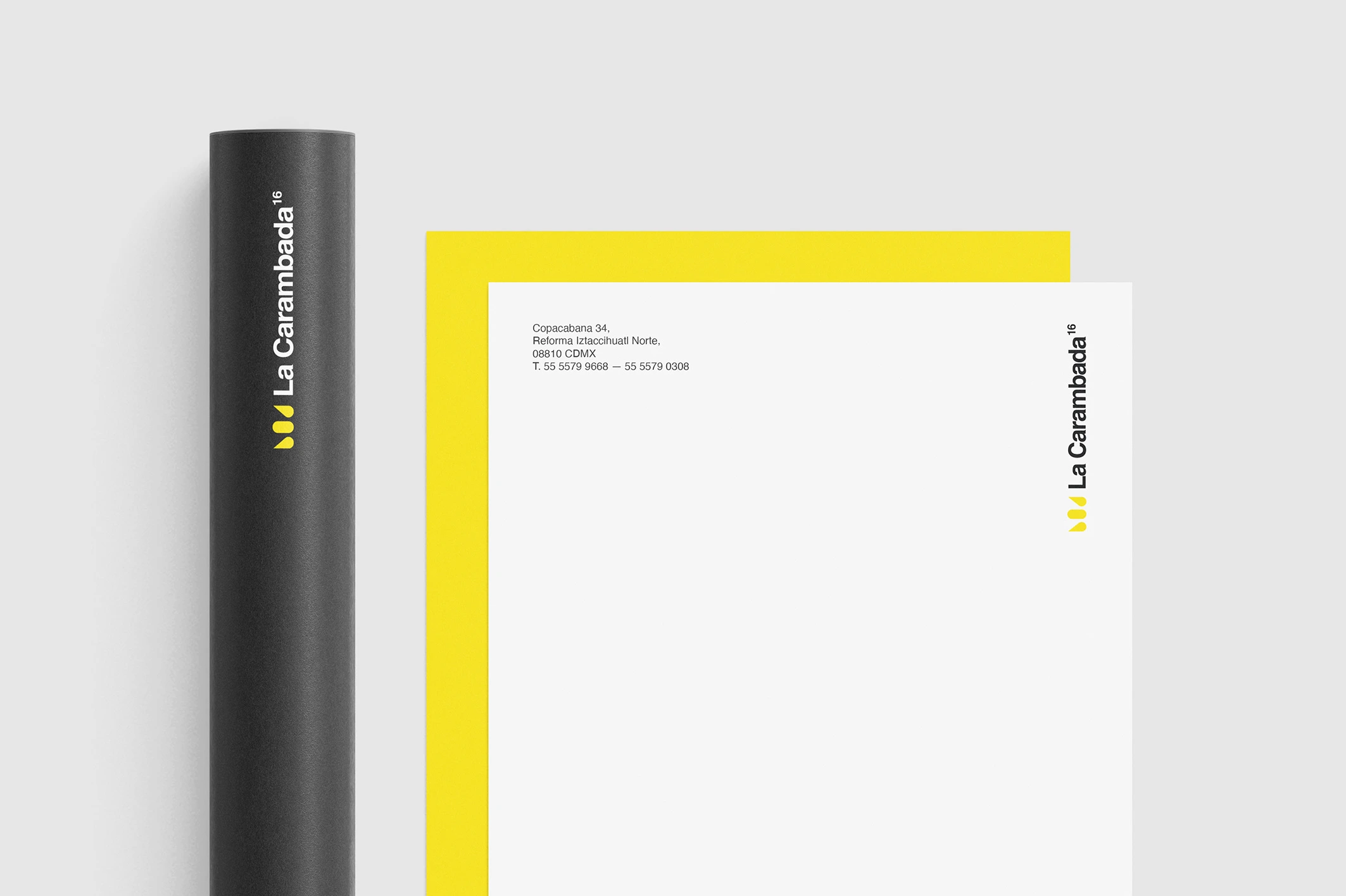 Letterhead and blueprint tube