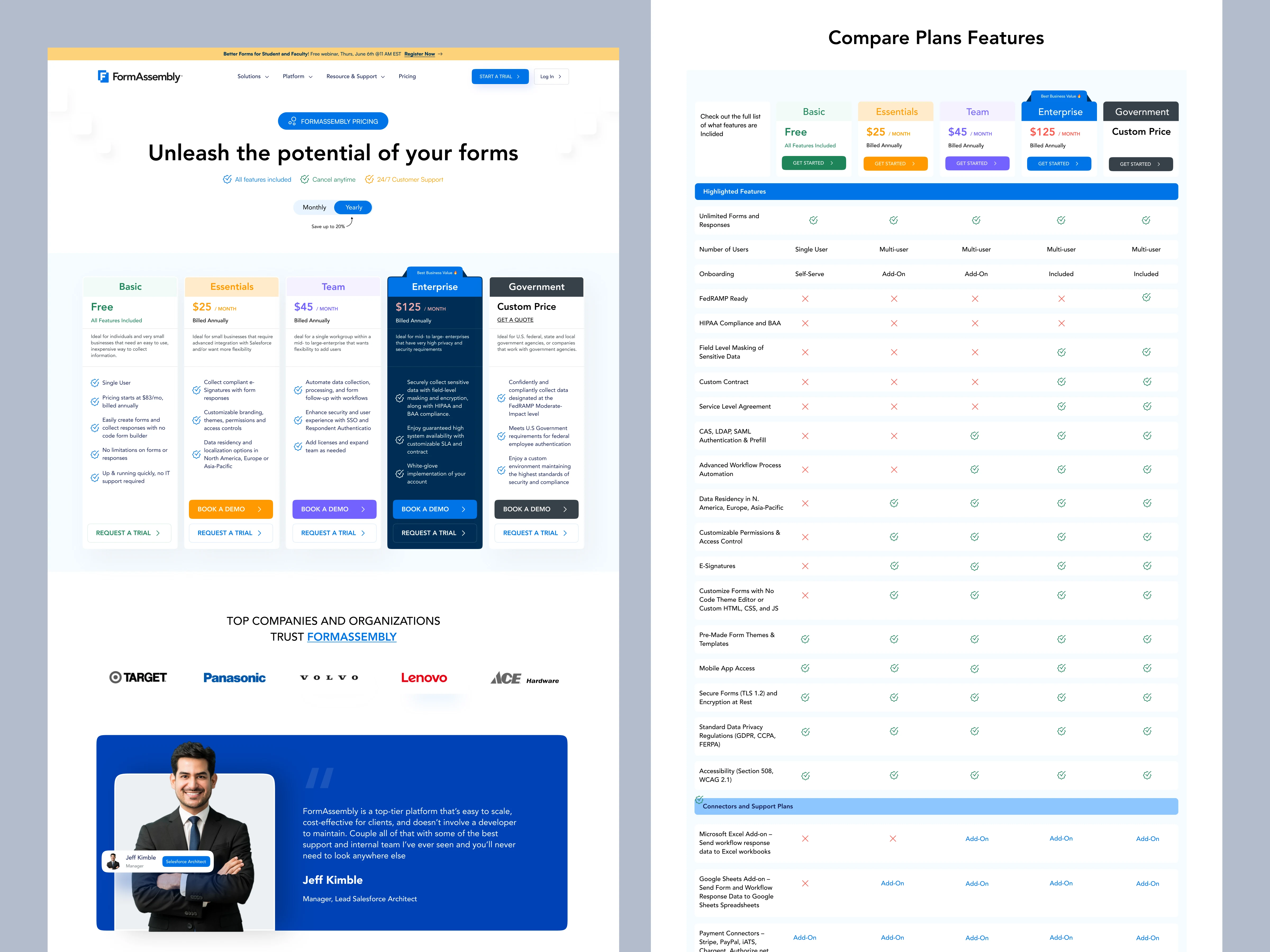 Full Pricing Plan and Services Details 