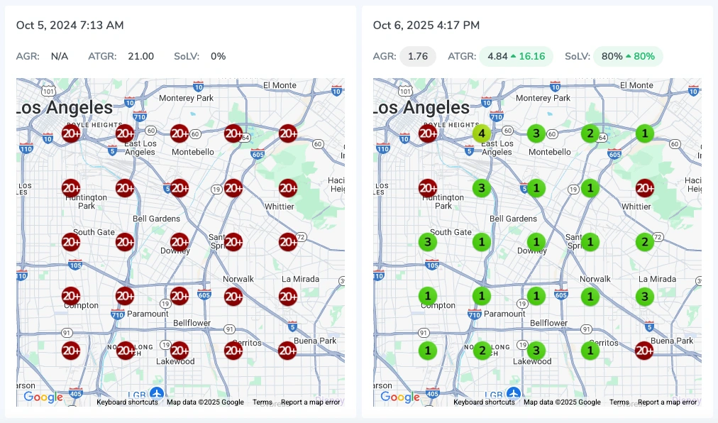 Not on the map VS Mostly on the Map