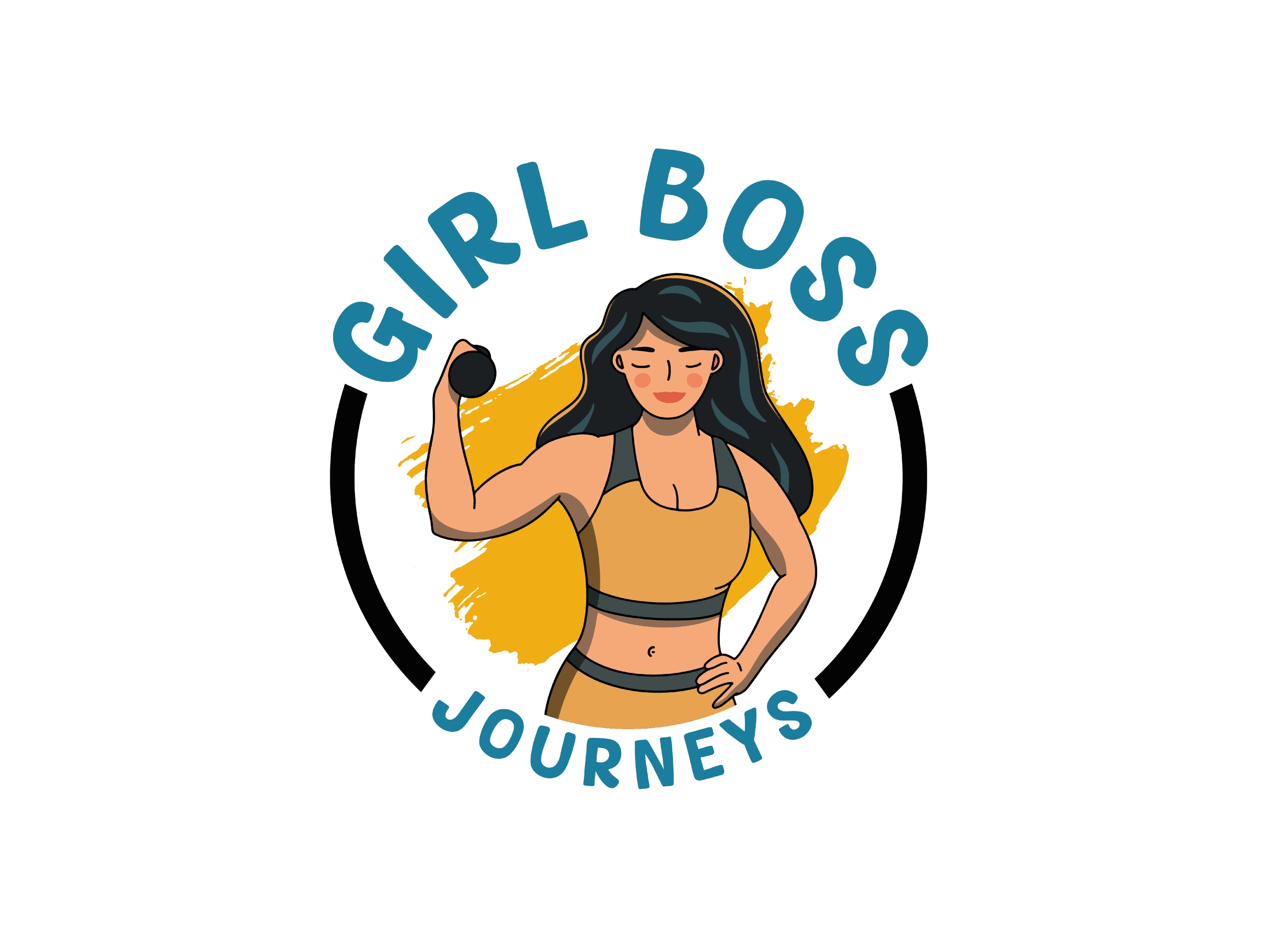 GIRL BOSS JOURNEYS LOGO DESIGN