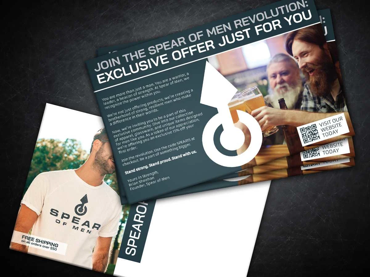 6 X 9 Postcard - Layout done in InDesign and image enhancement done in Photoshop.