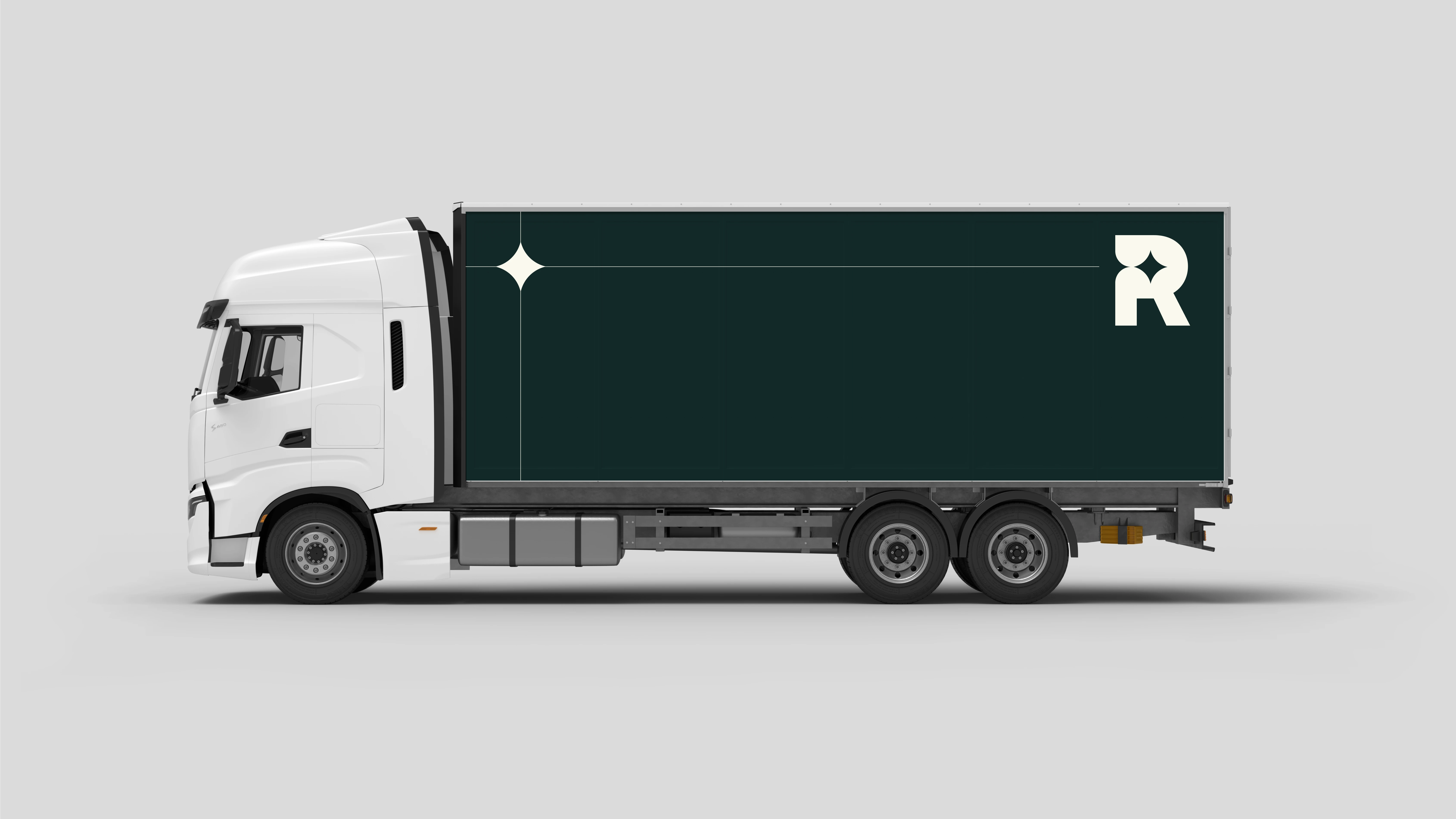 branded truck