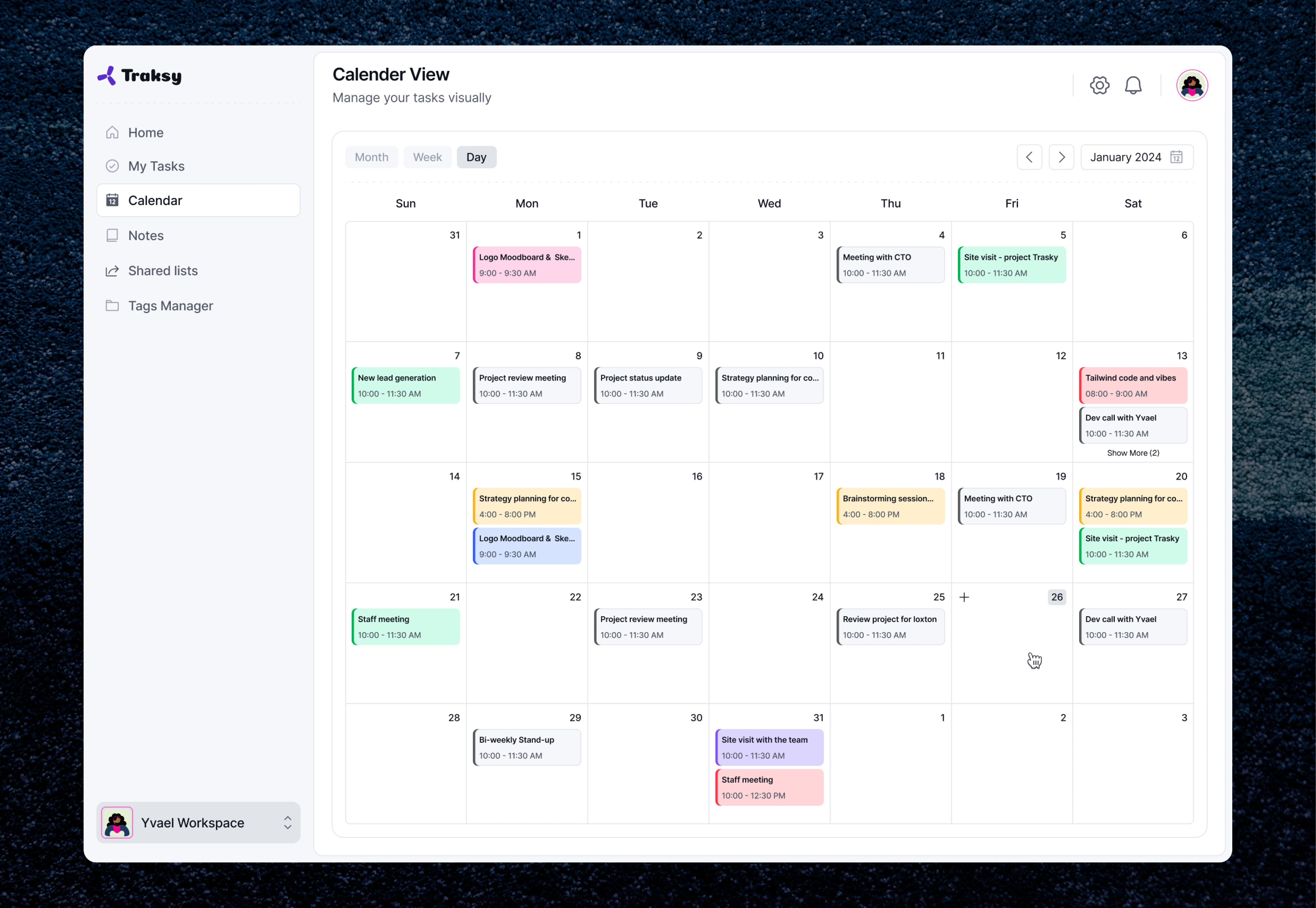 Calender Filled - Light mode