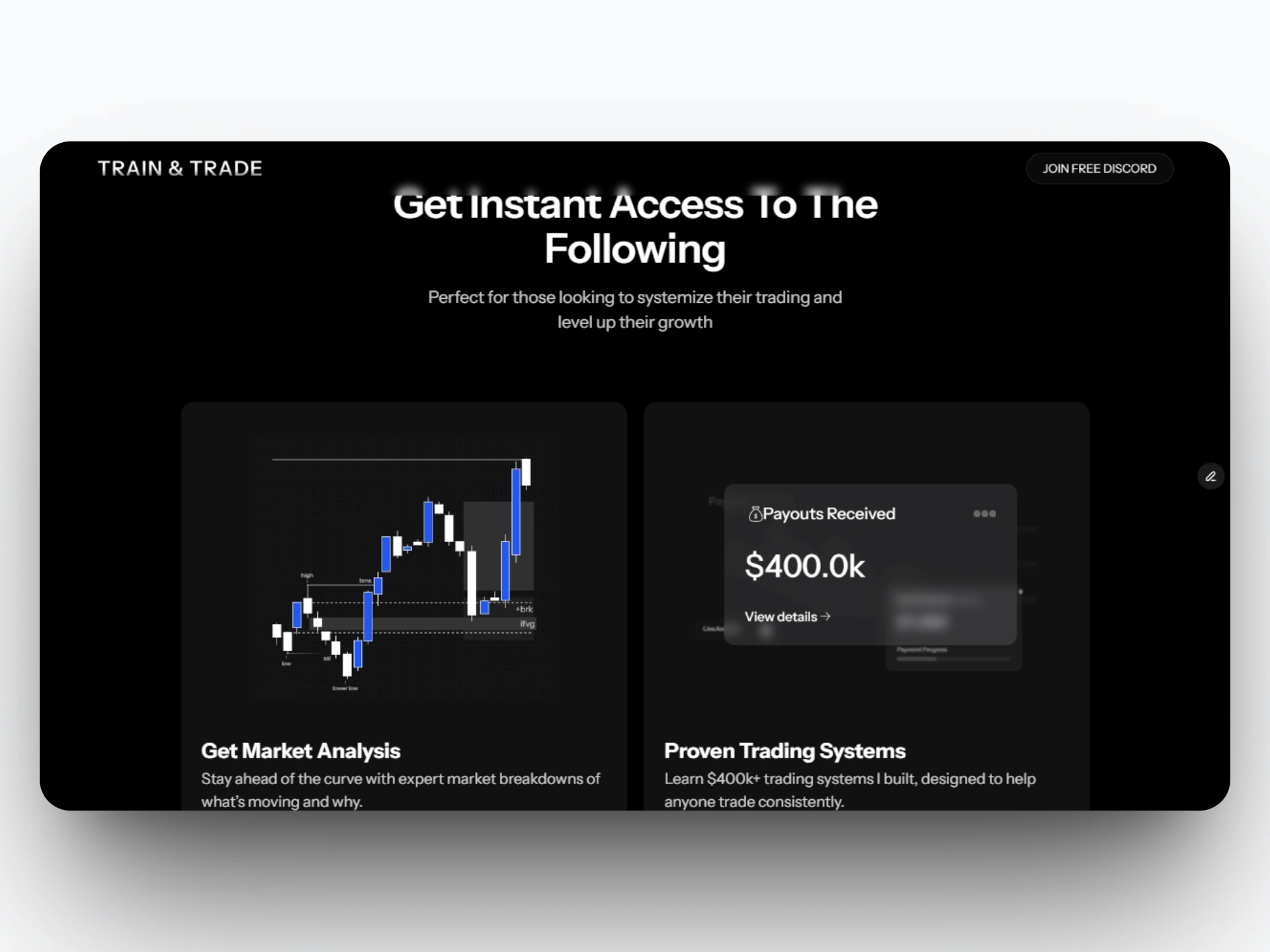 market analysis and proven trading systems