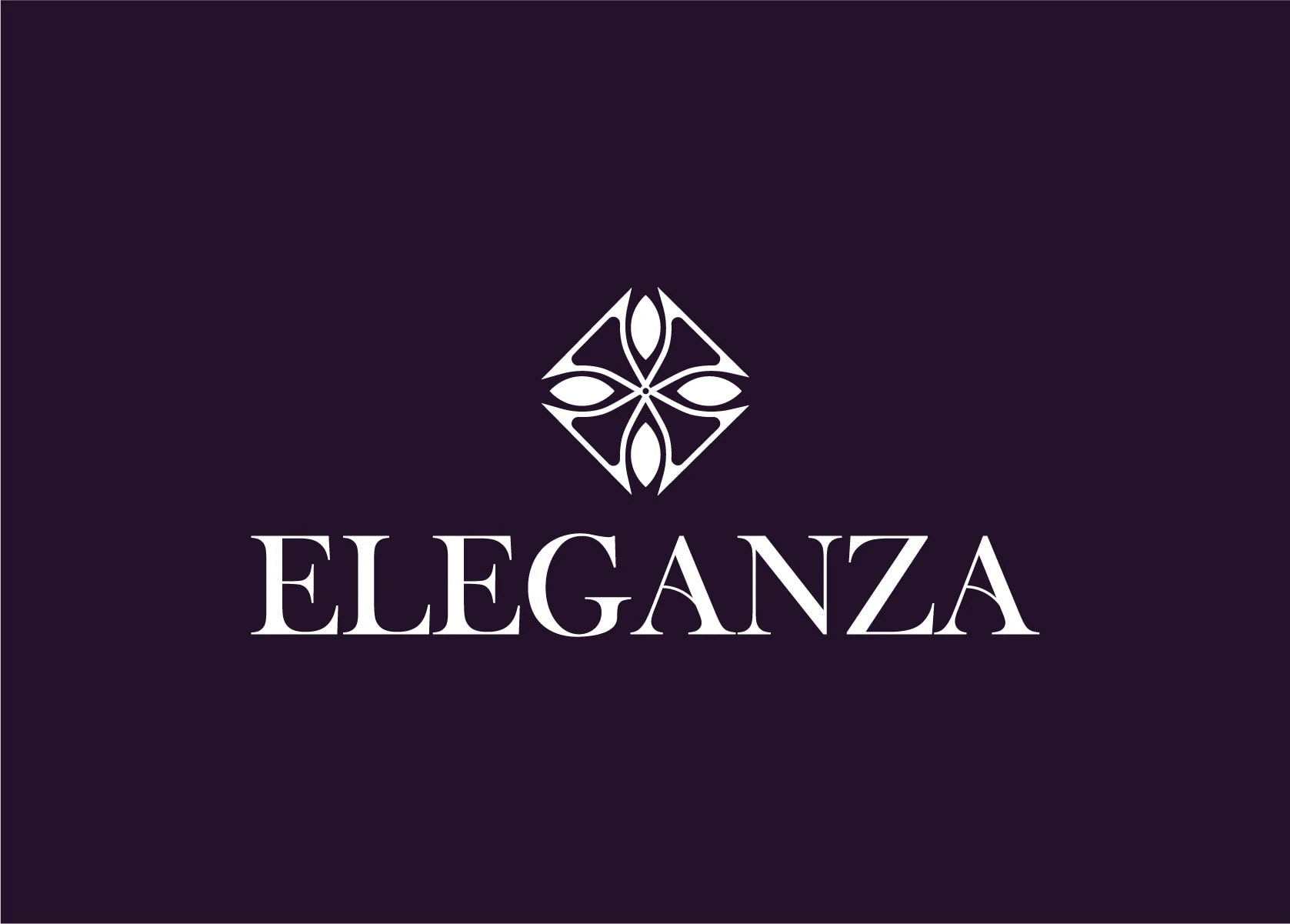 Logo for a female formal wear business. The sub-mark is made of floral and edgy elements that convey boldness and feminine energy together.