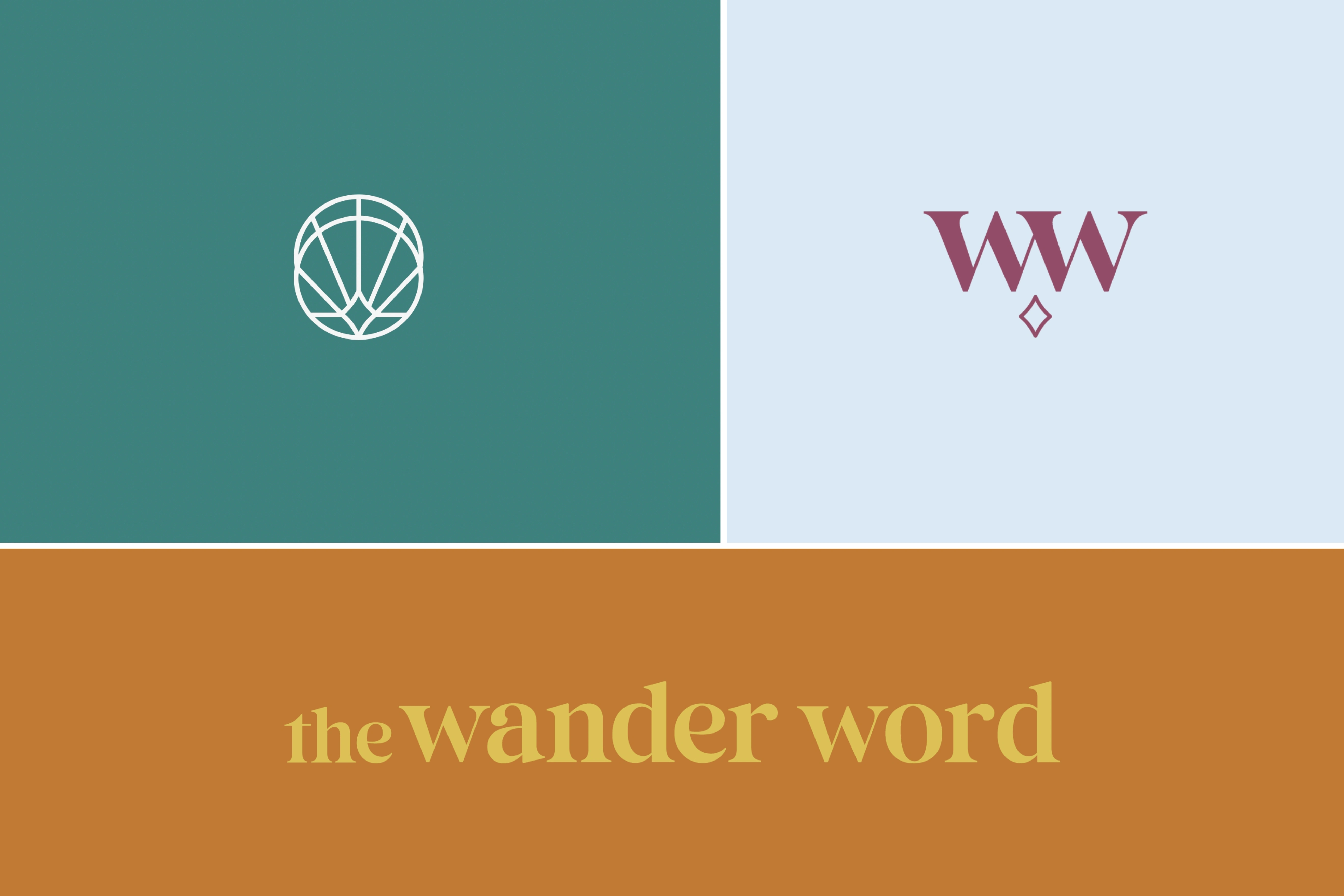 The Wander Word's brand identity