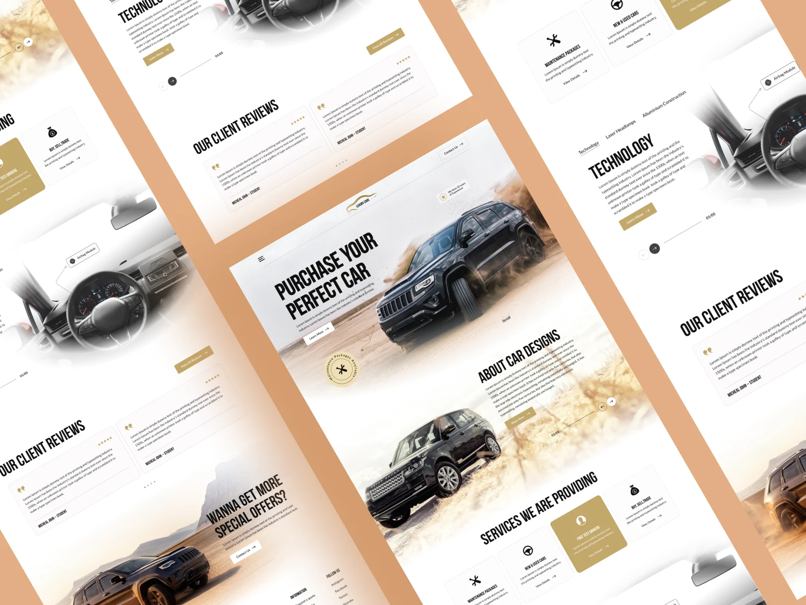Web-Design for Car