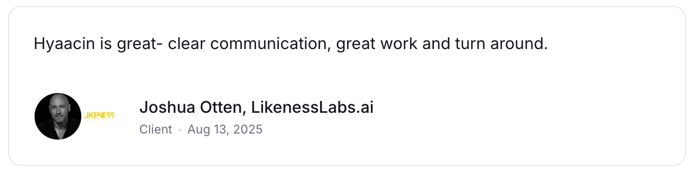 Client Testemonial