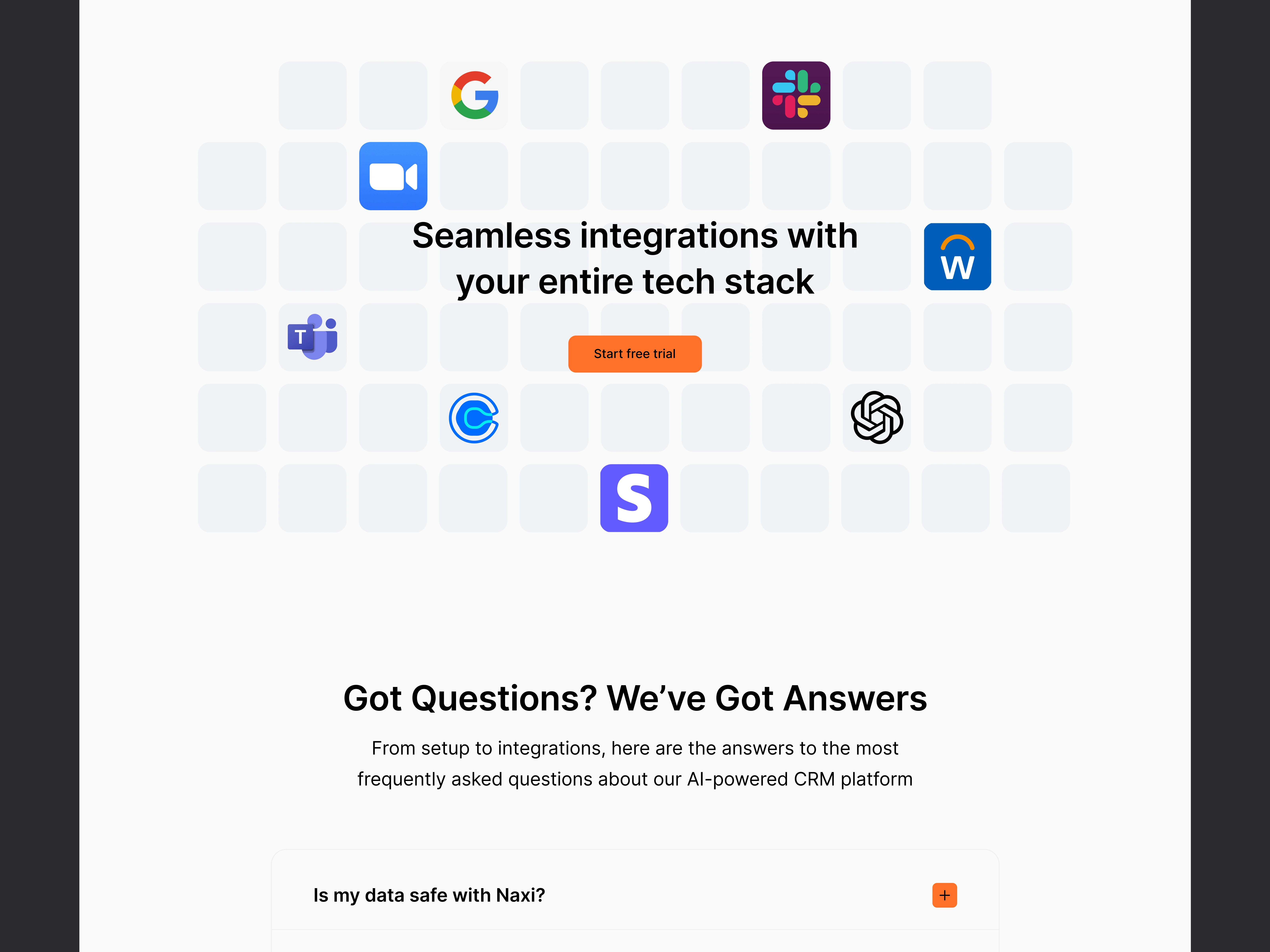 Integration/FAQs
