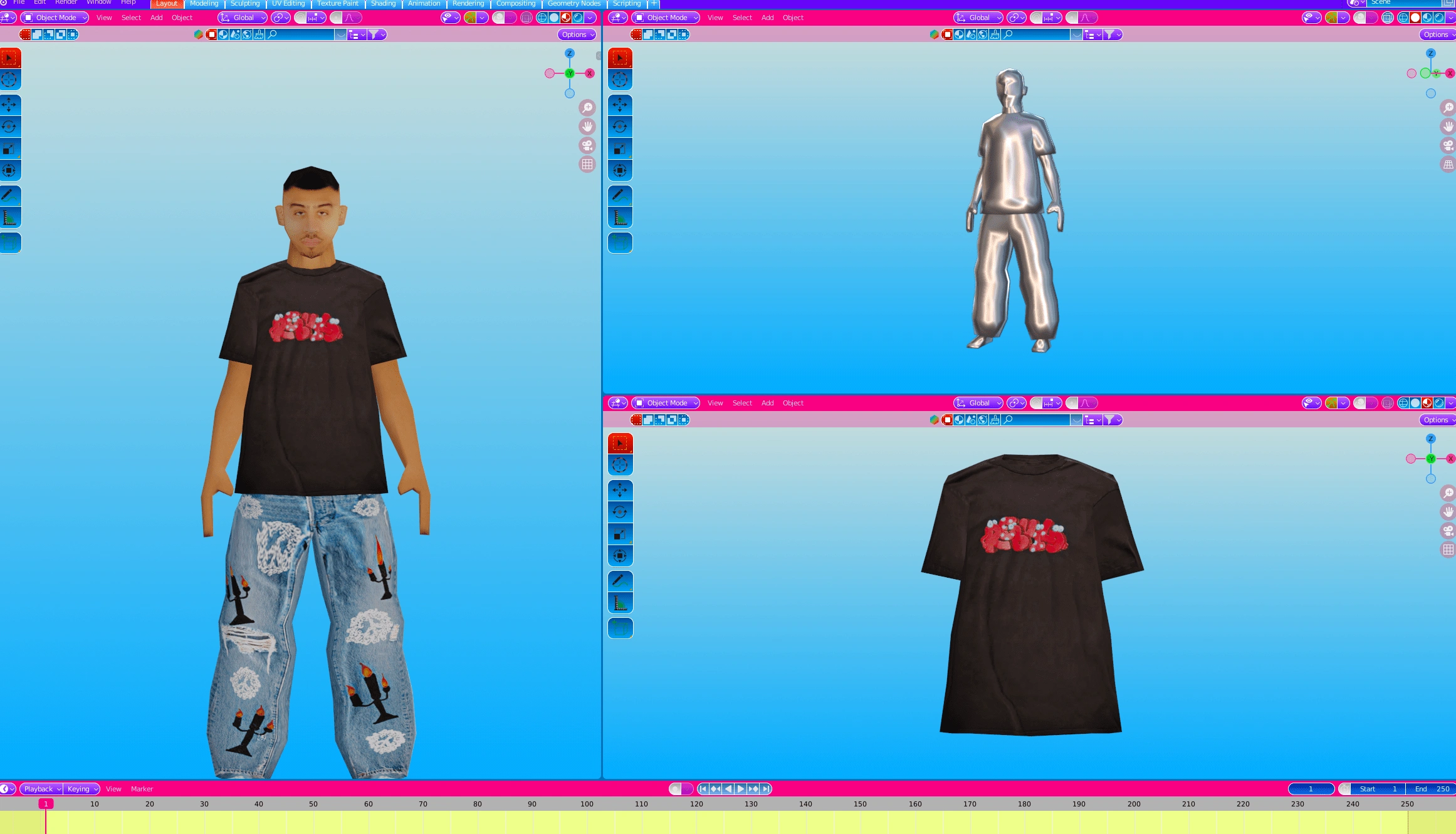 Character modeling 