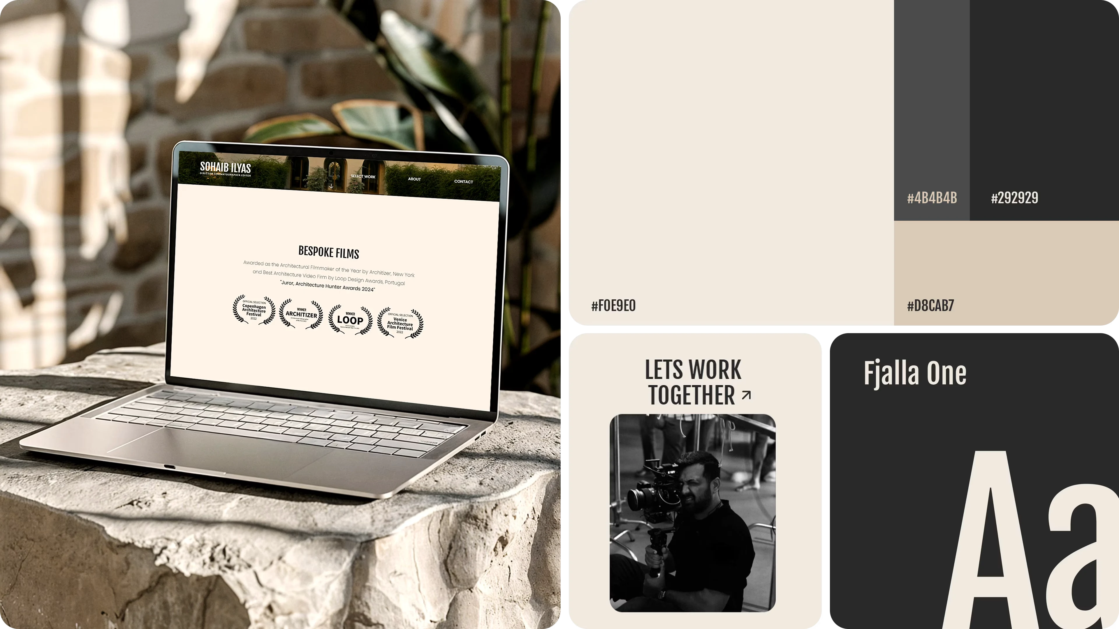 website moodboard