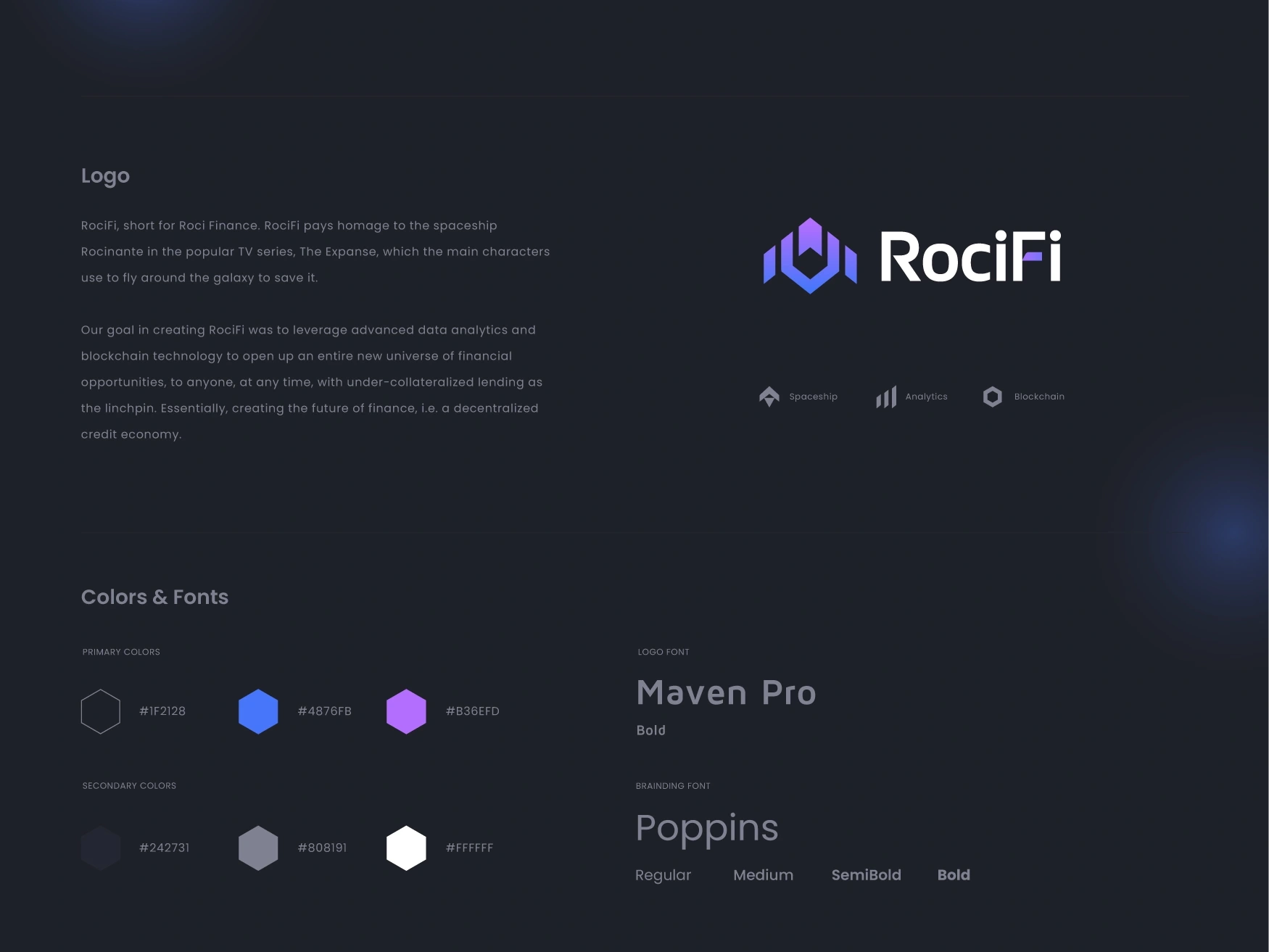 Logo, Colors & Fonts