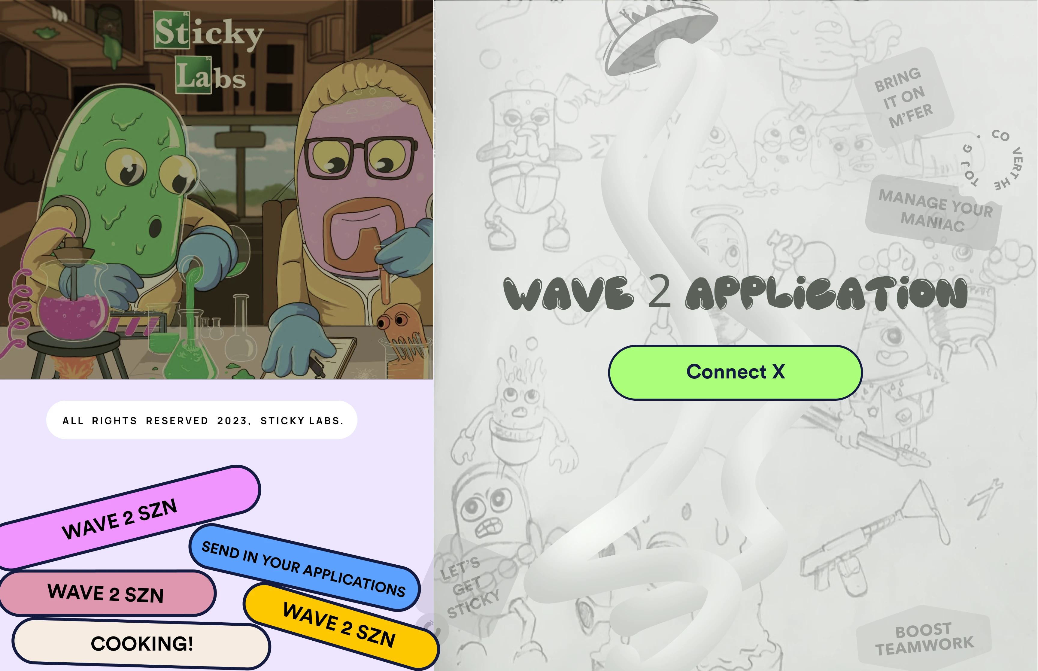 Wave 2 Application page