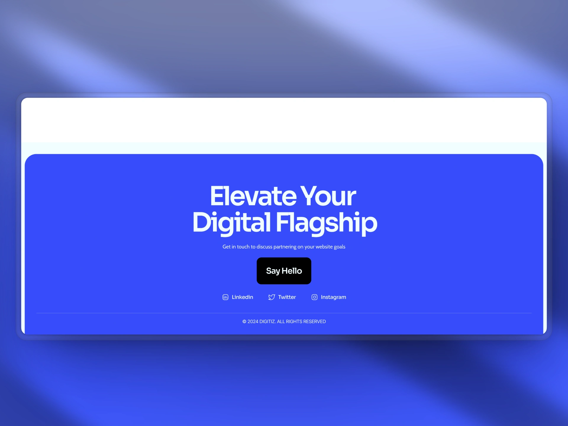 Digitiz Footer Design