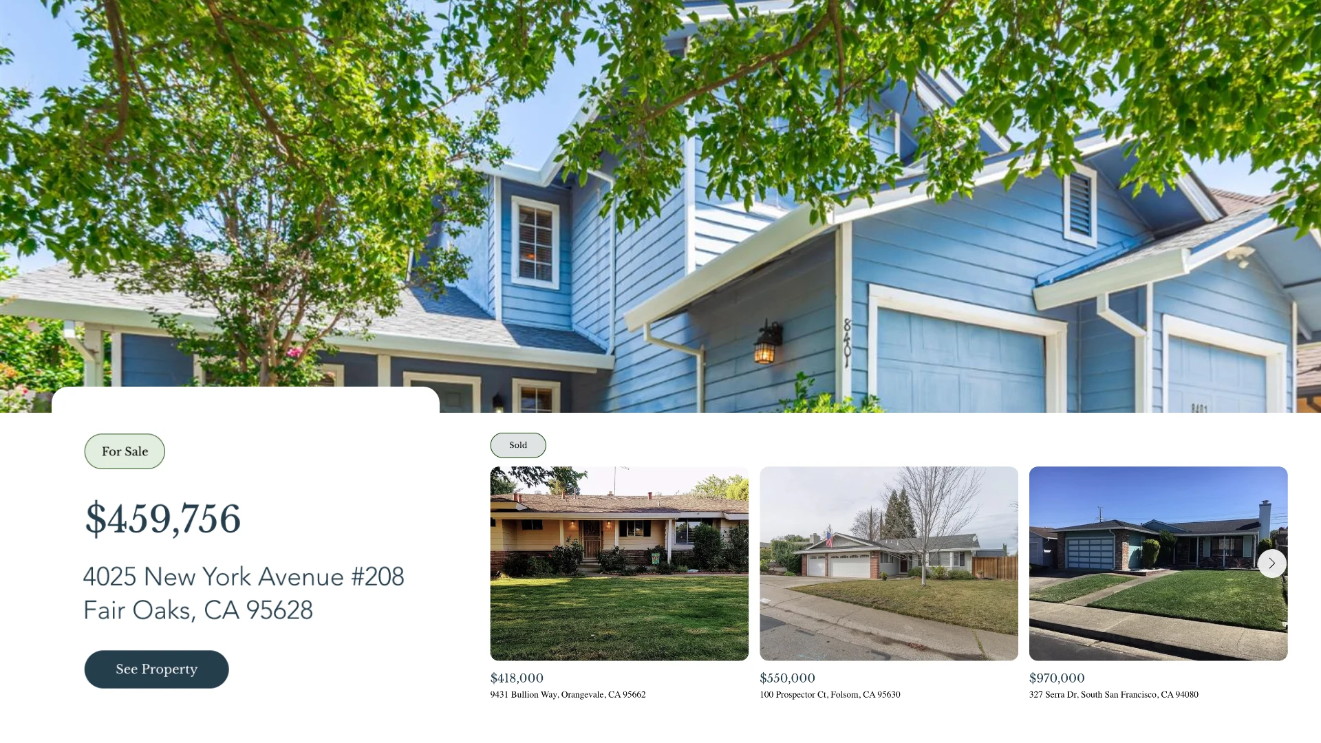 Carousel of Real Estate Properties