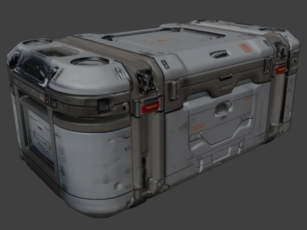 Supply Crate in Blender