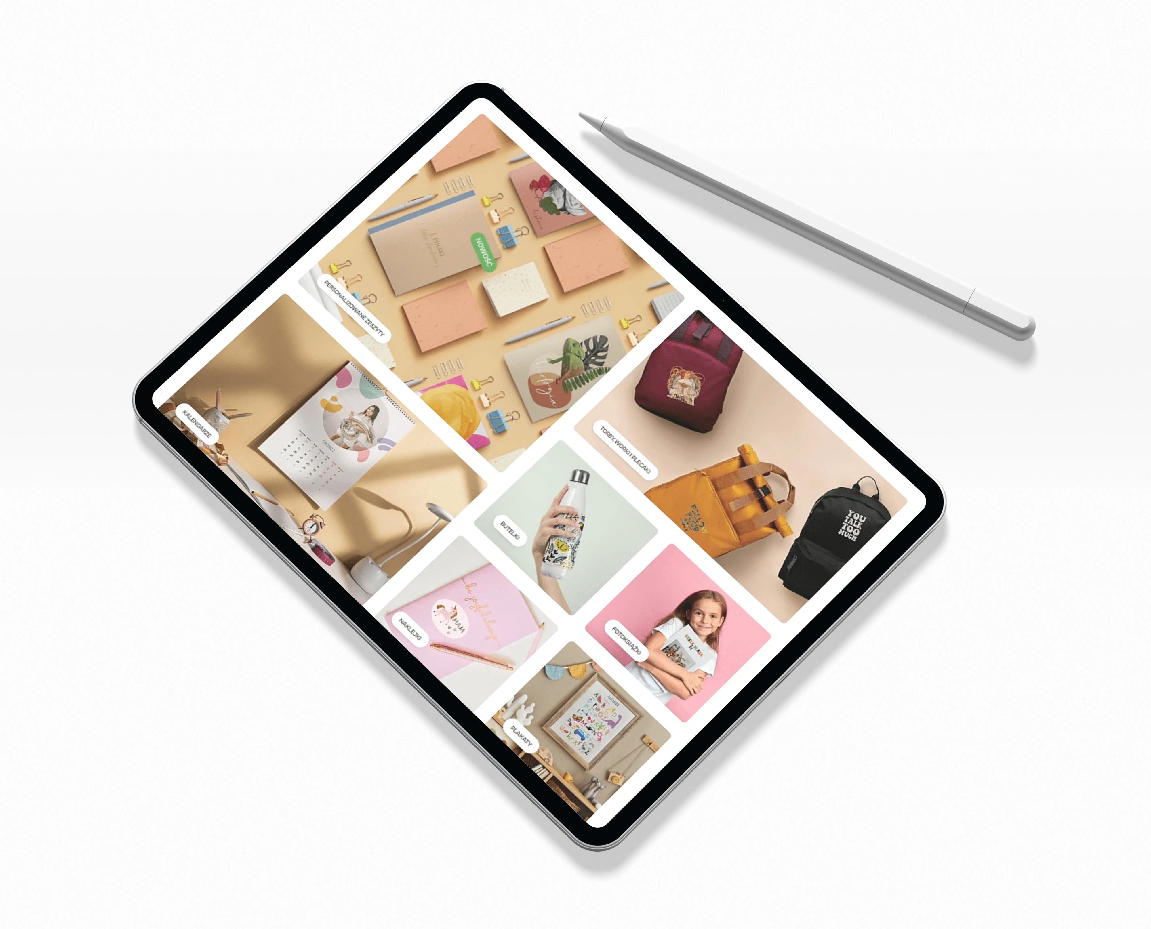 Back to School product landing pages.