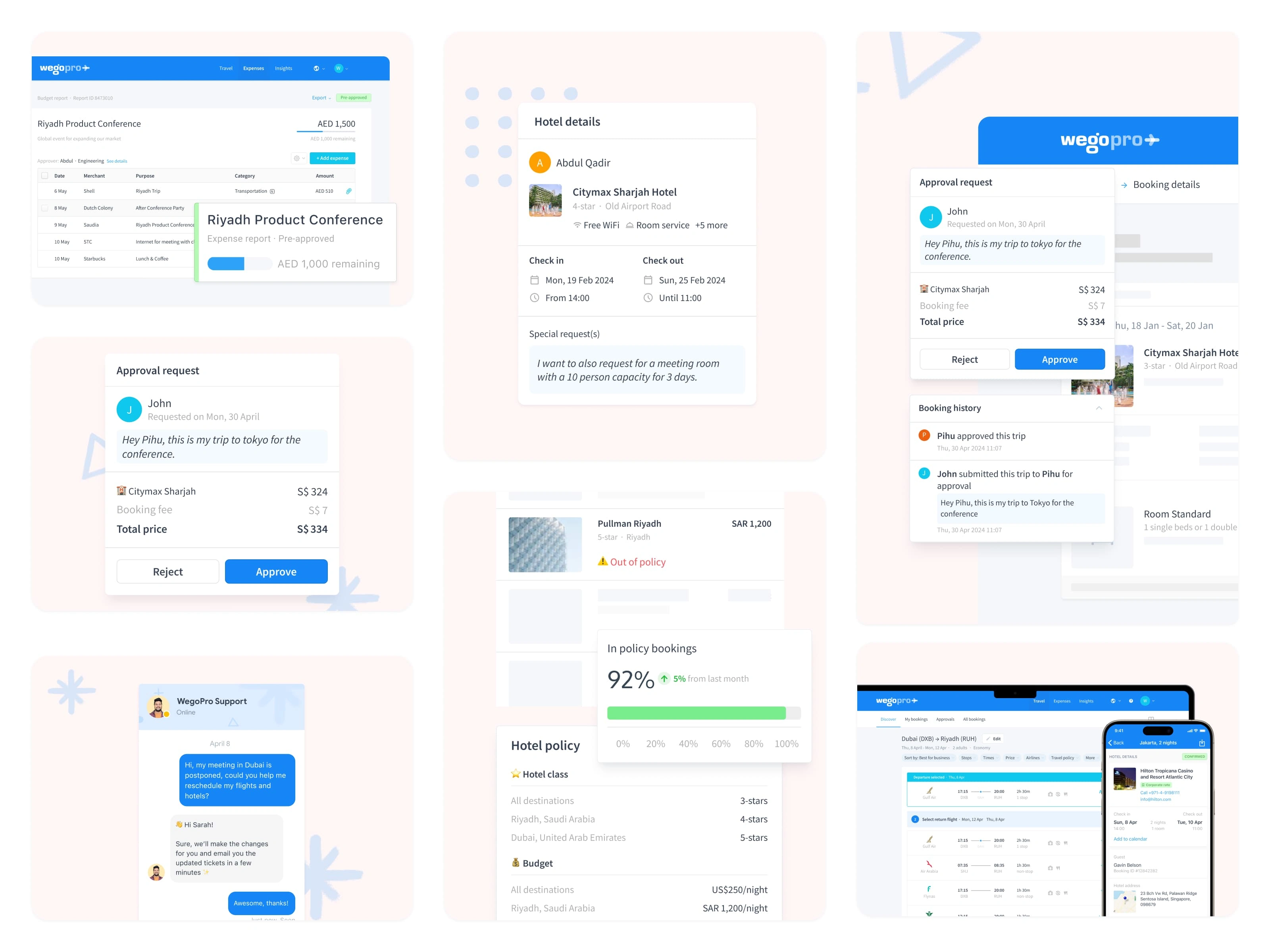 Visuals illustrating common agency pain points, such as limited platform integrations and slow manual processes, with WegoPro’s solutions clearly presented.