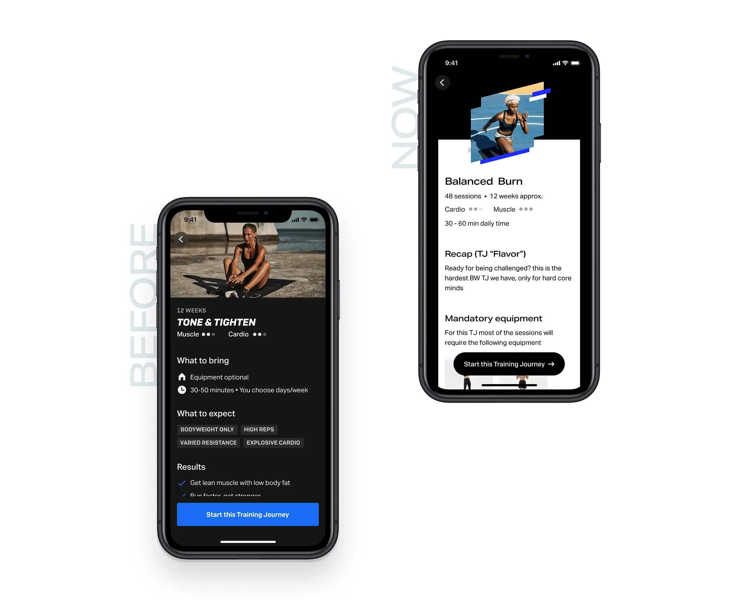 Training Journey details