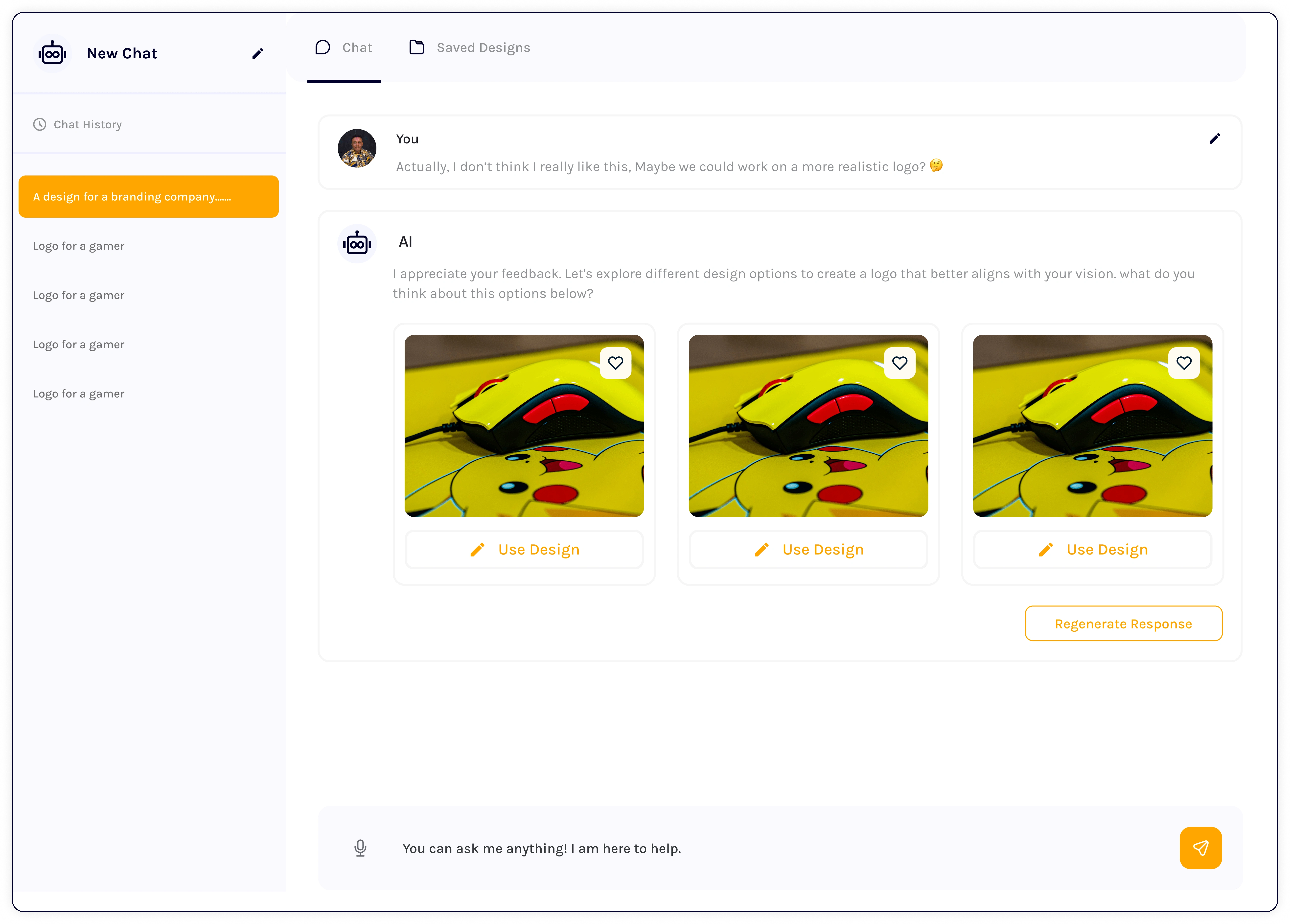 AI Tool For generating Unique designs