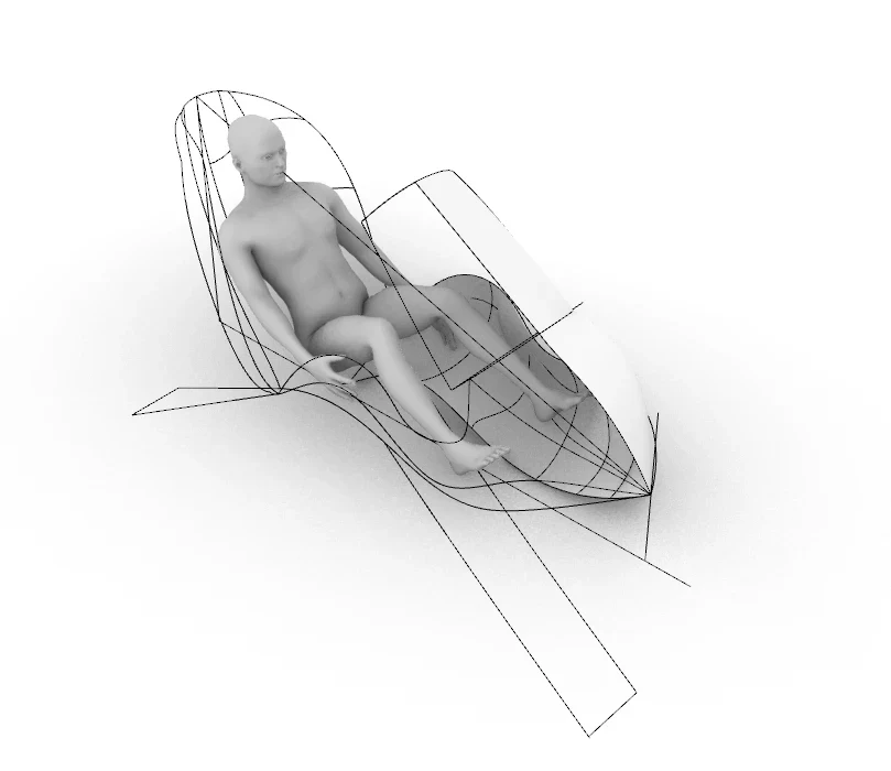 Modeling seating form in Rhino 7