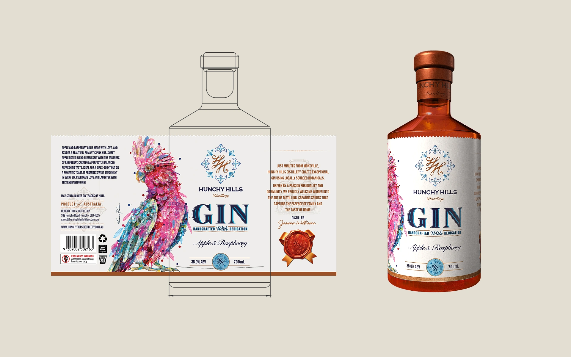 Product label Dieline