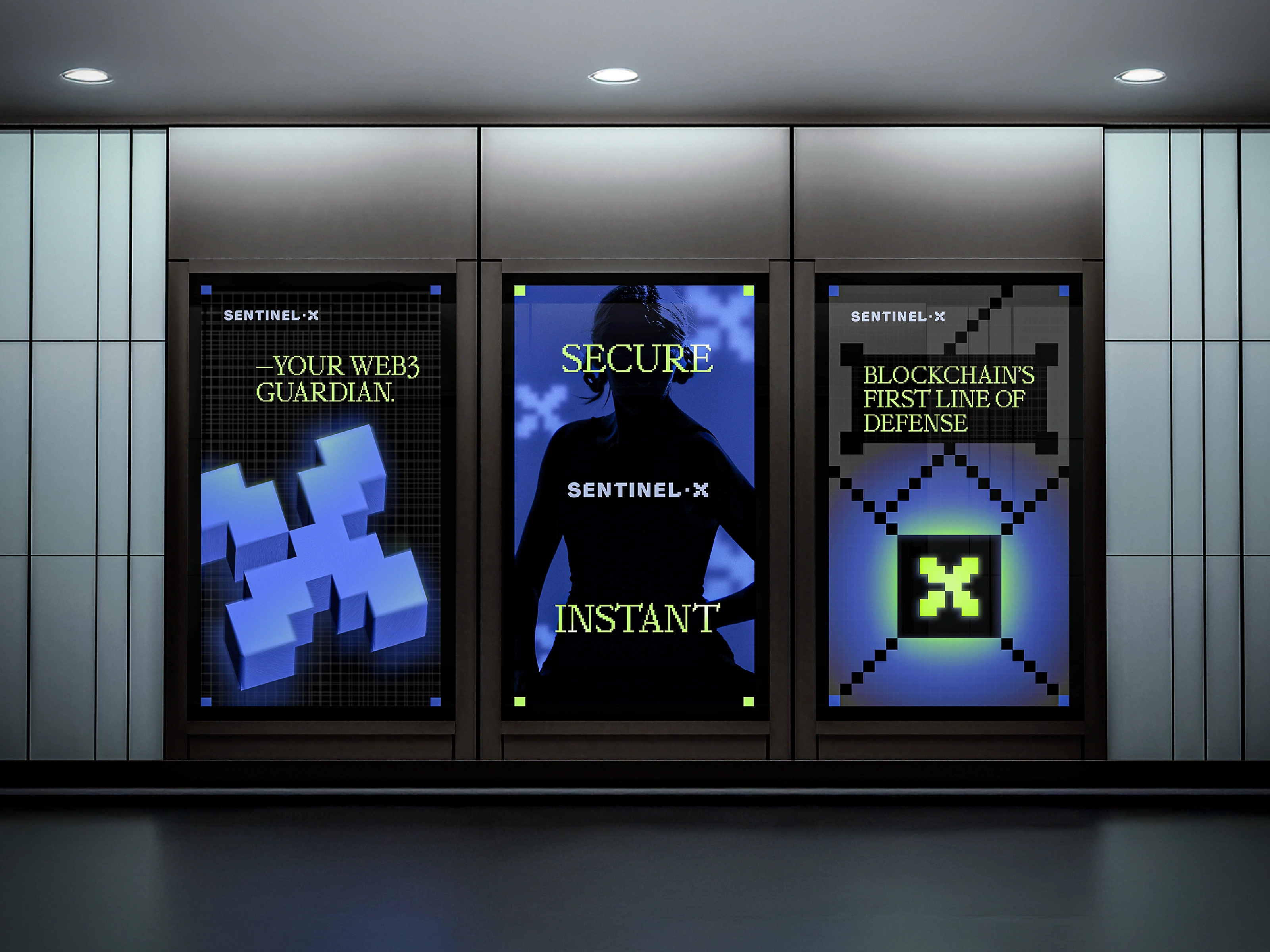 Out-of-home banners design for Web3 company