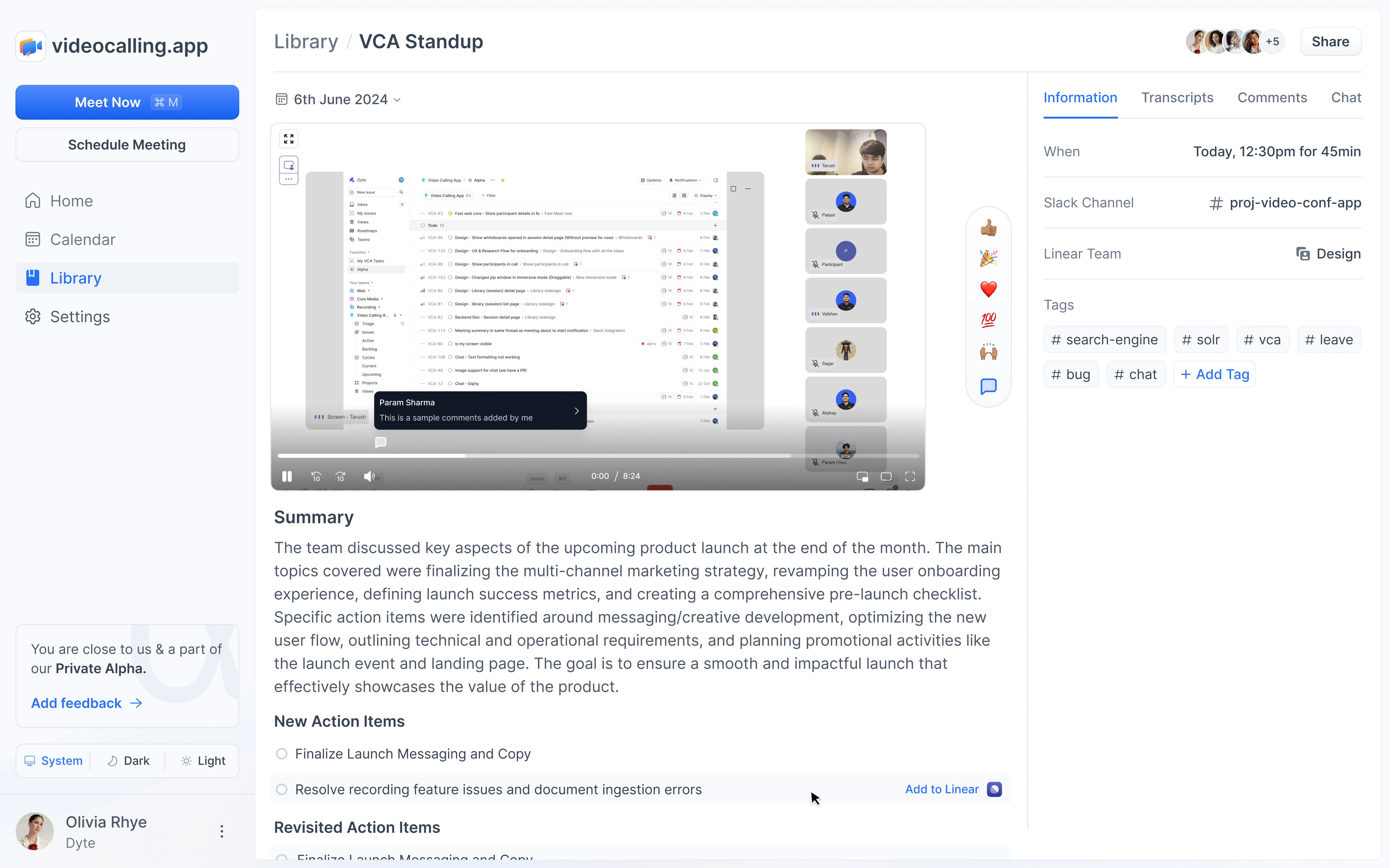 Intuitive Interface: A clean, minimalist design ensures effortless navigation and focus during calls.
