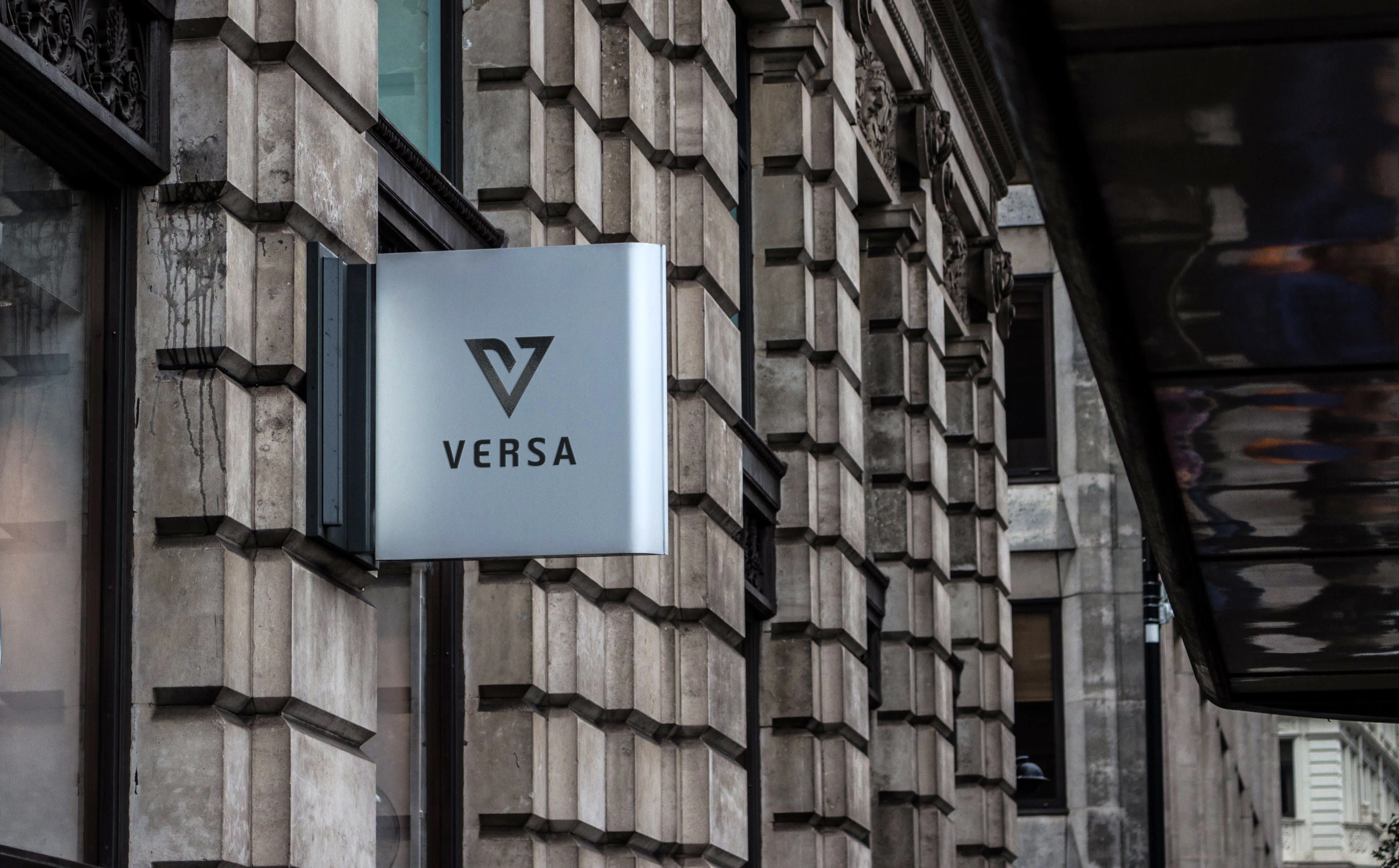 The exterior Logo for Versa
