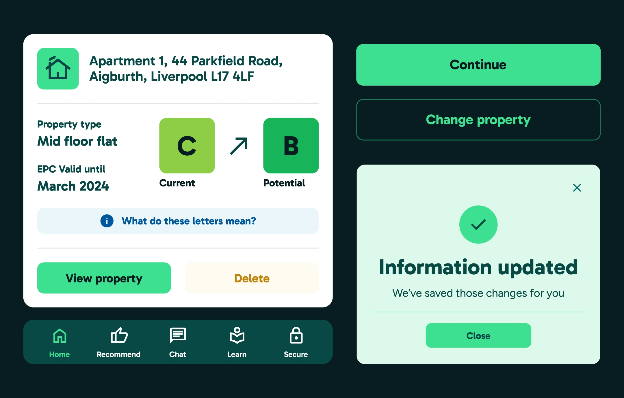 Greenguru UI elements