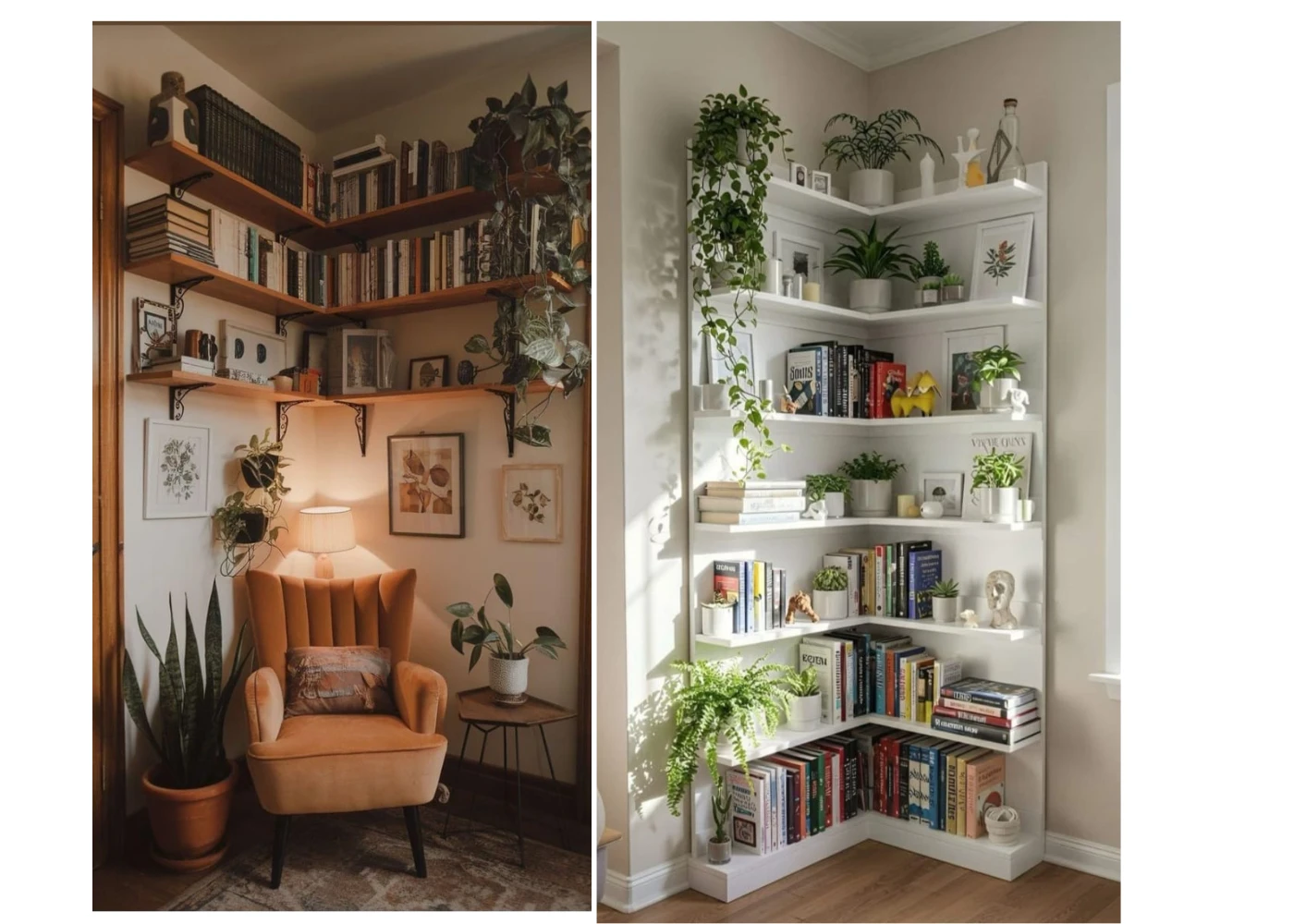 (Source Pinterest; Bookshelf Designs)