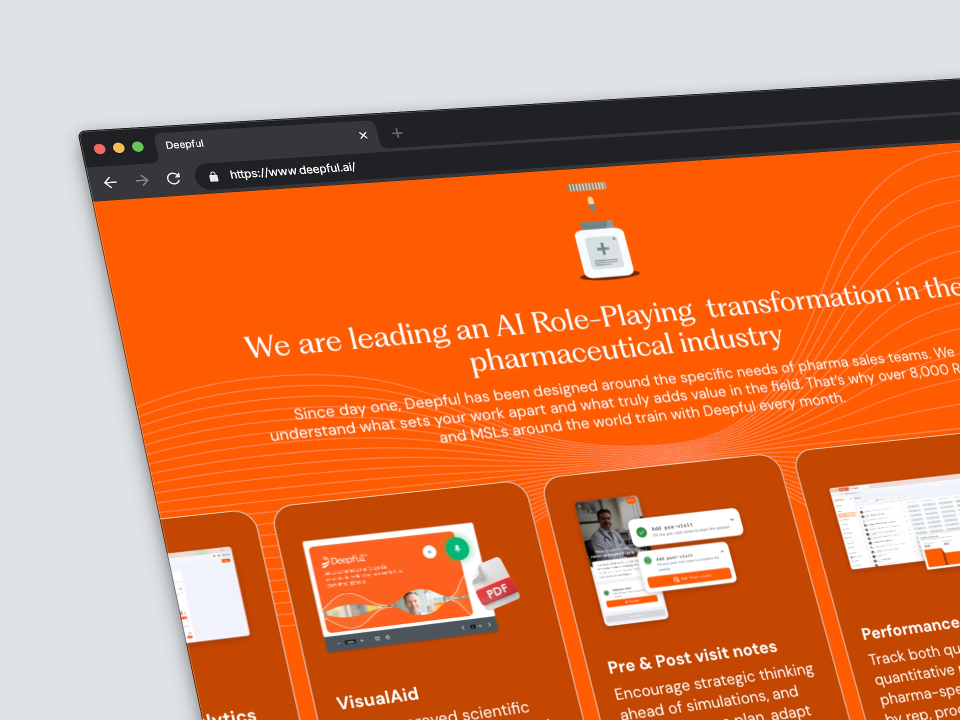 Feature Section with slider