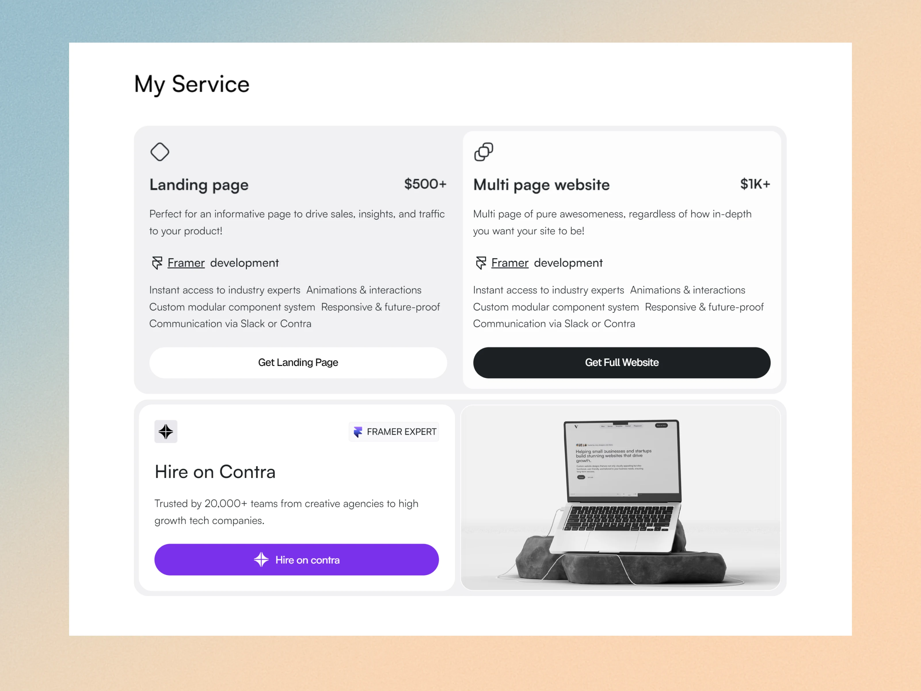 service section