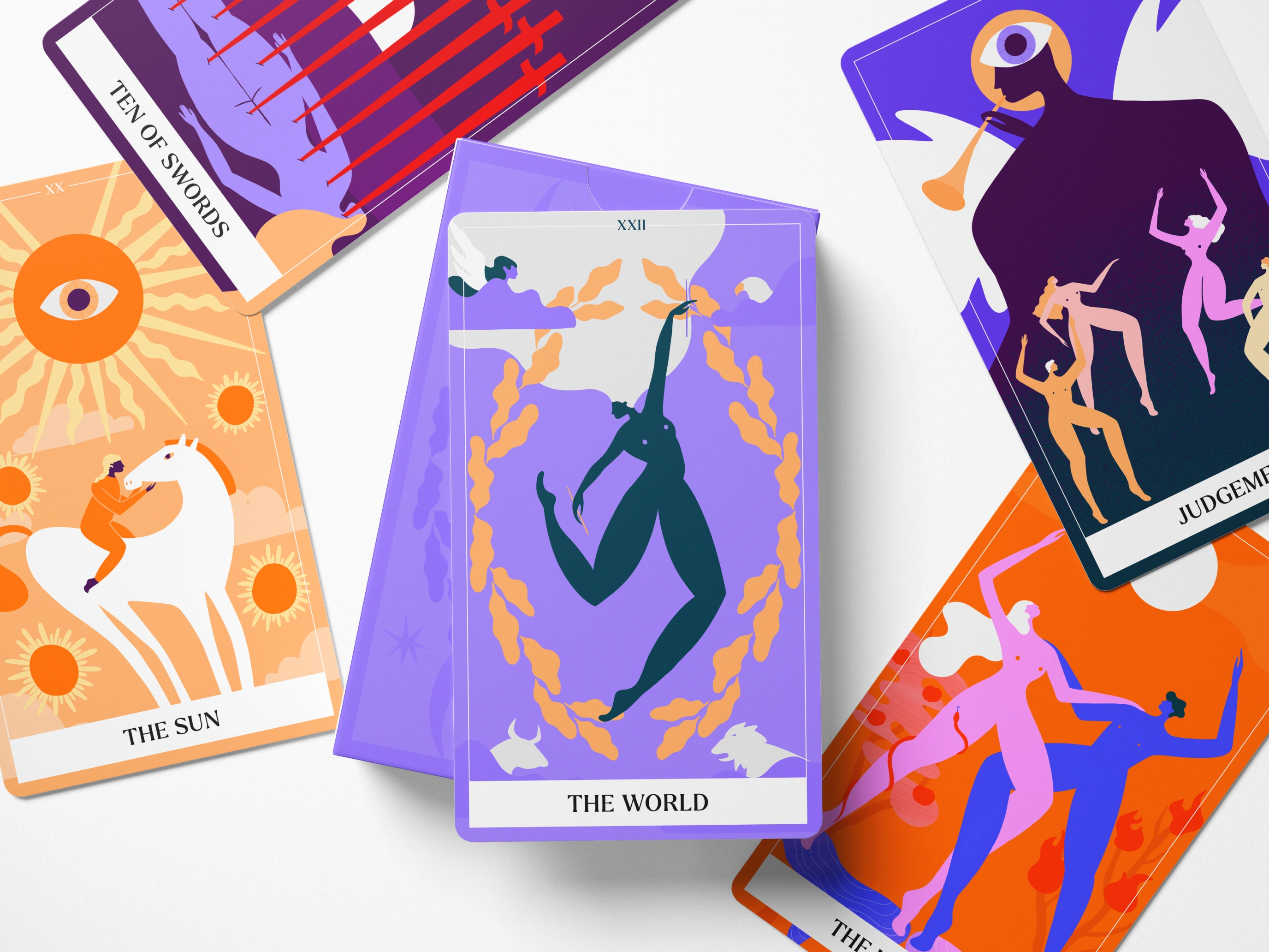 Tarot card illustrations