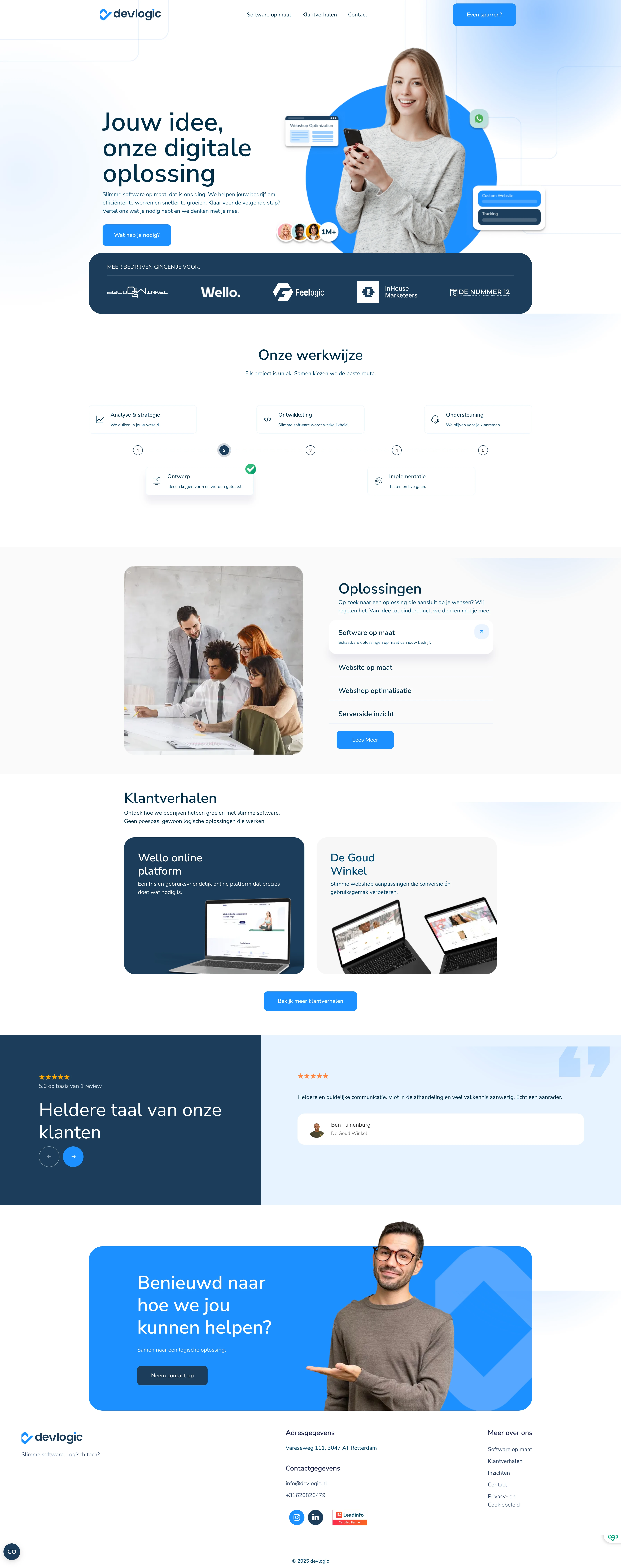 home page