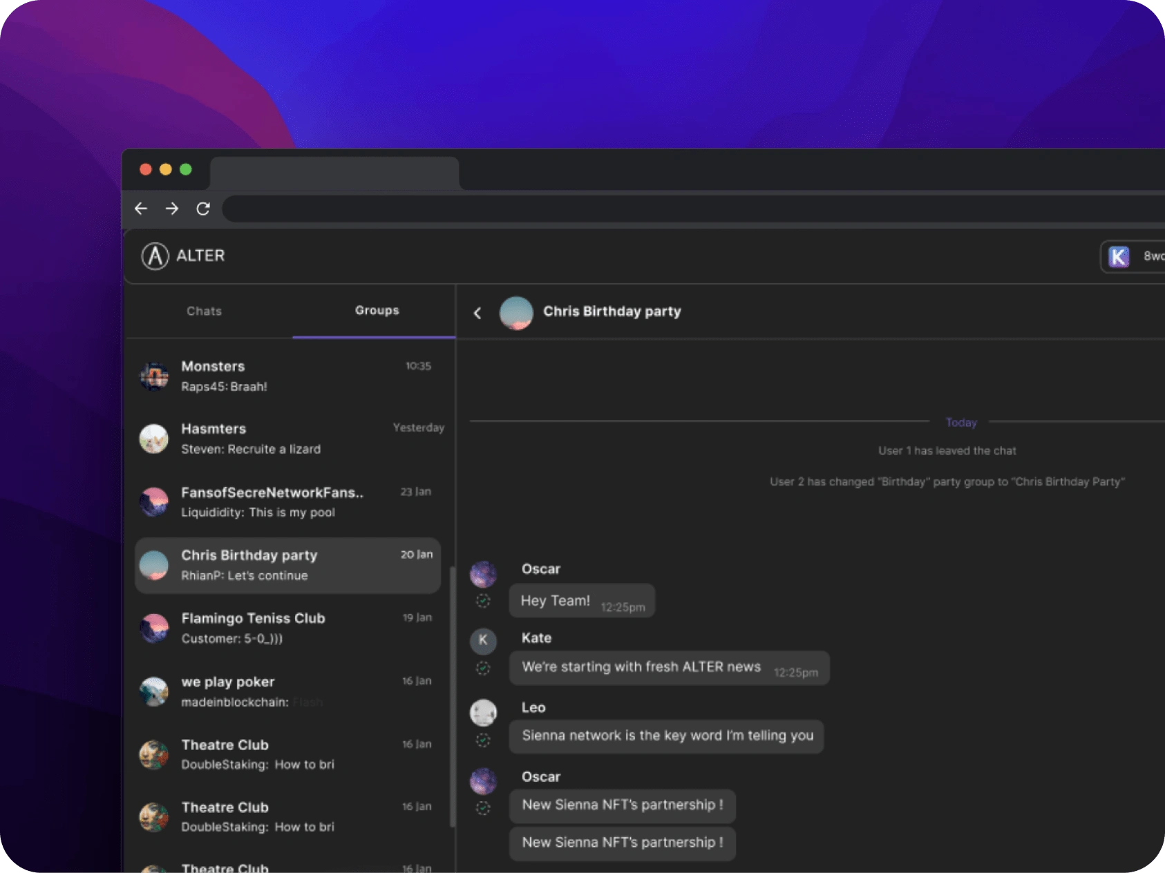 Desktop view