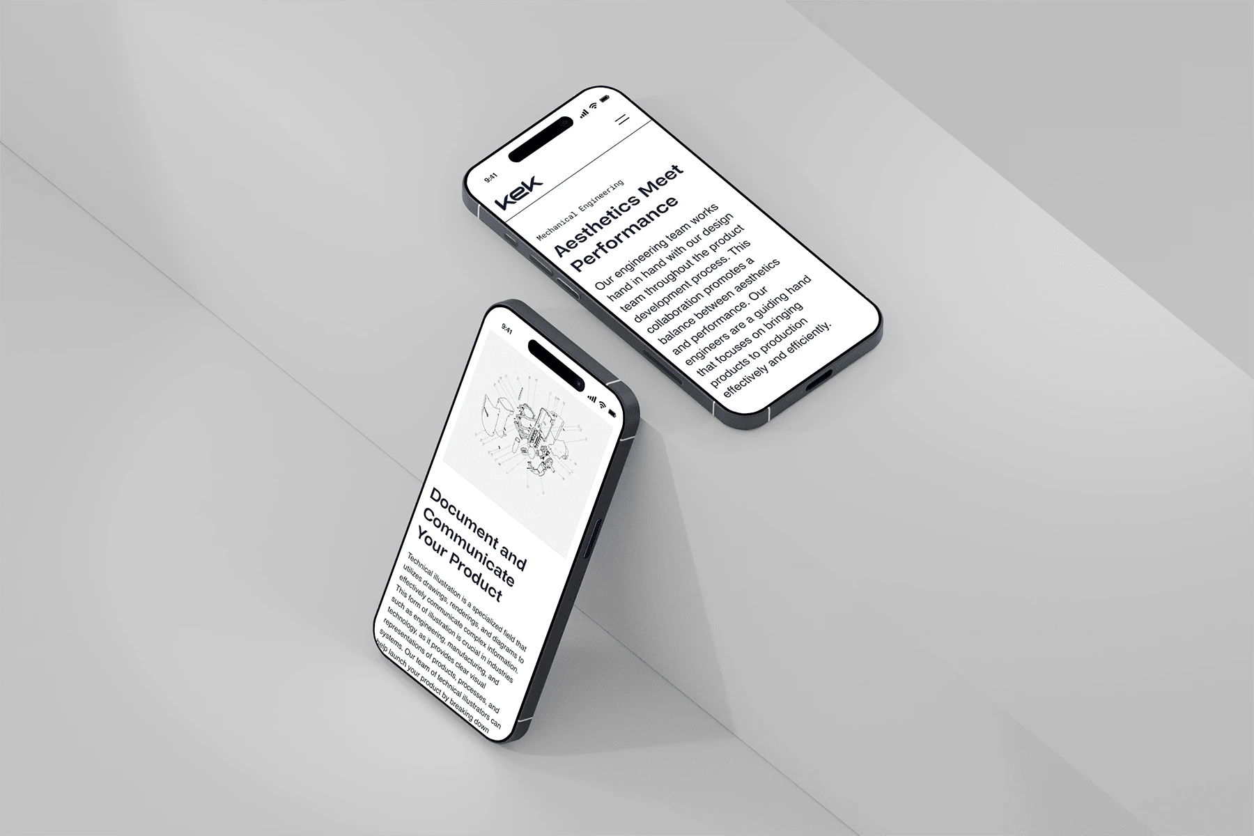 Mobile mockups