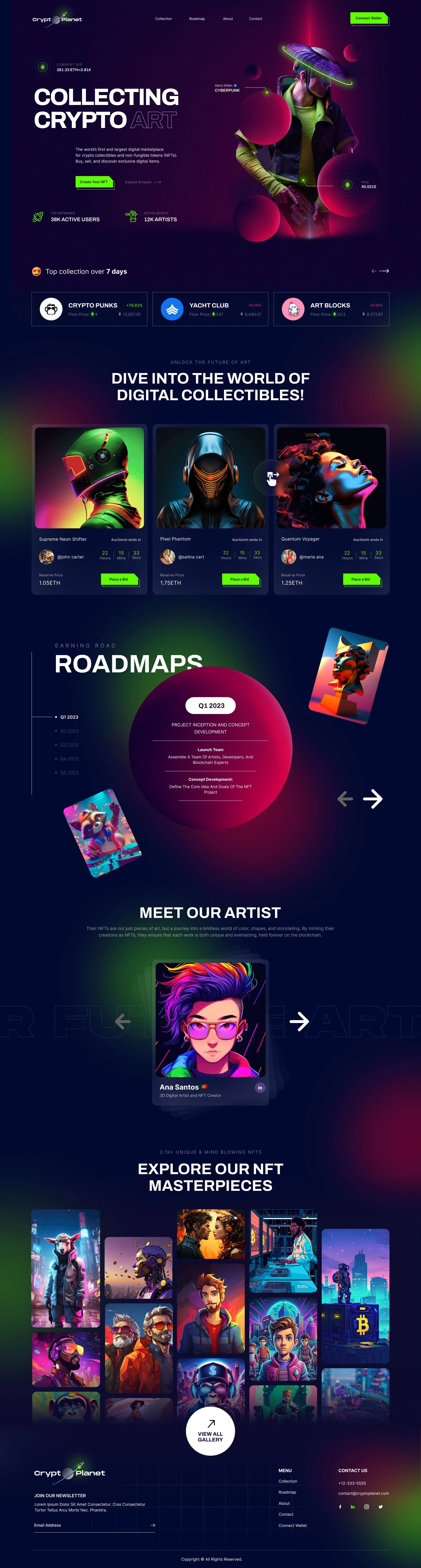 NFT Framer Site
