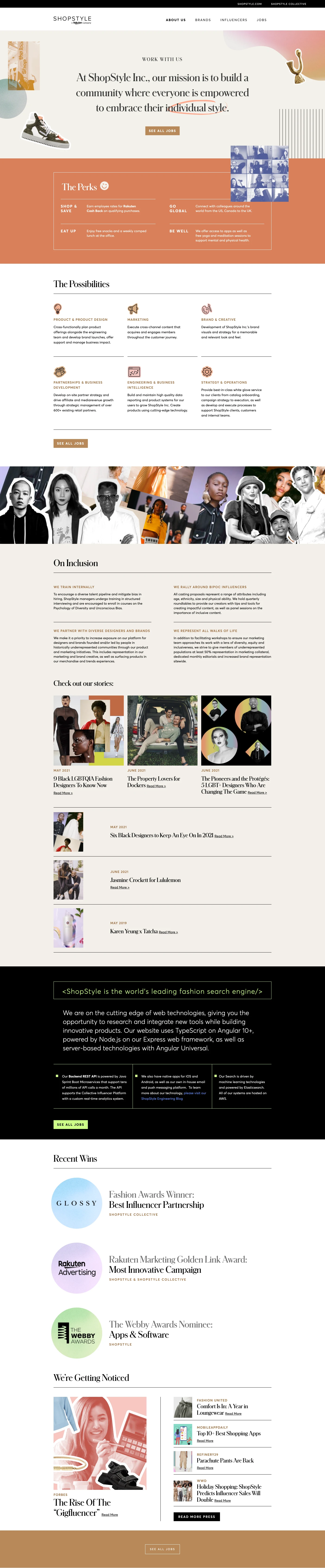 About Us Page