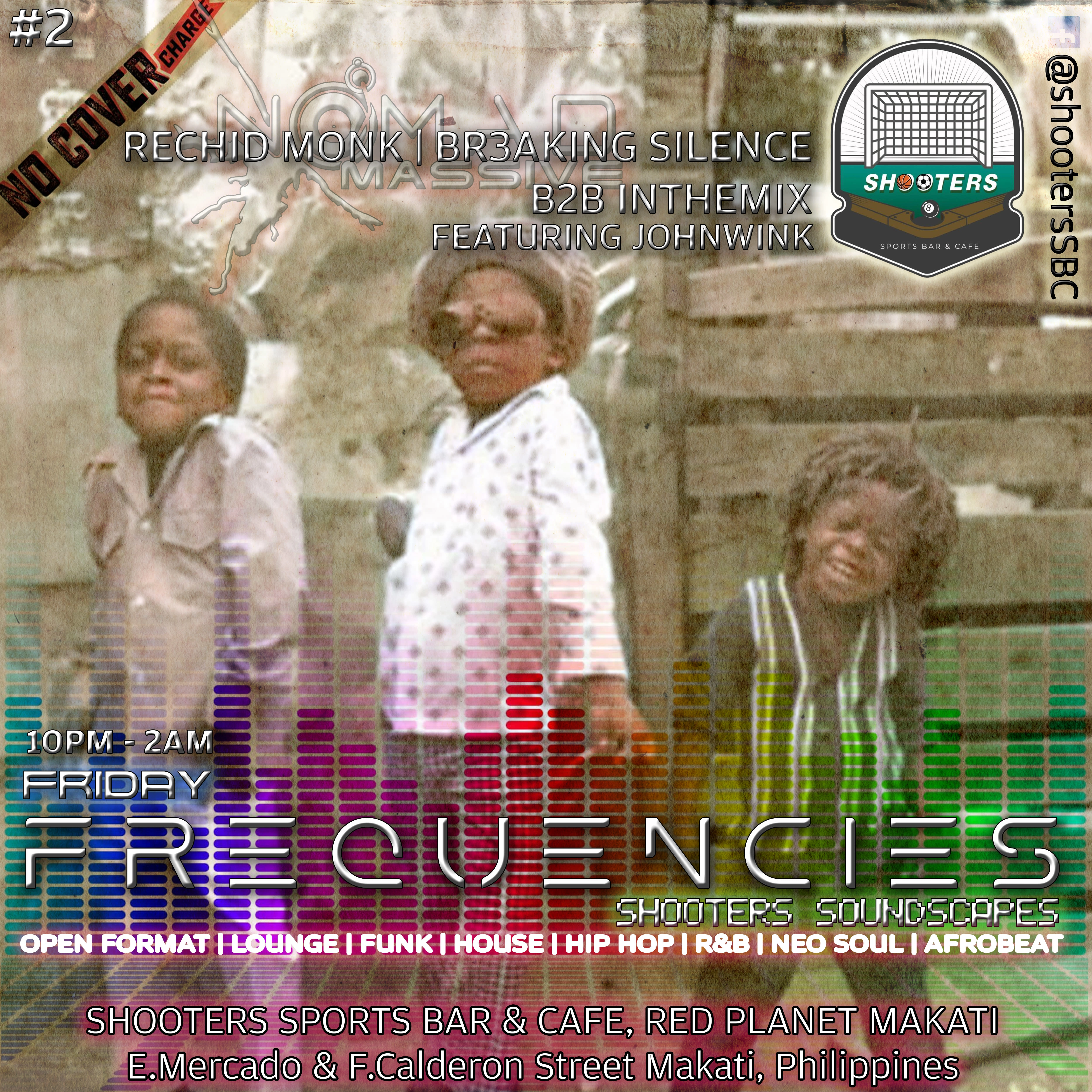 Shooters Sports Bar & Cafe: Friday Frequencies - Shooters Soundscapes 2
