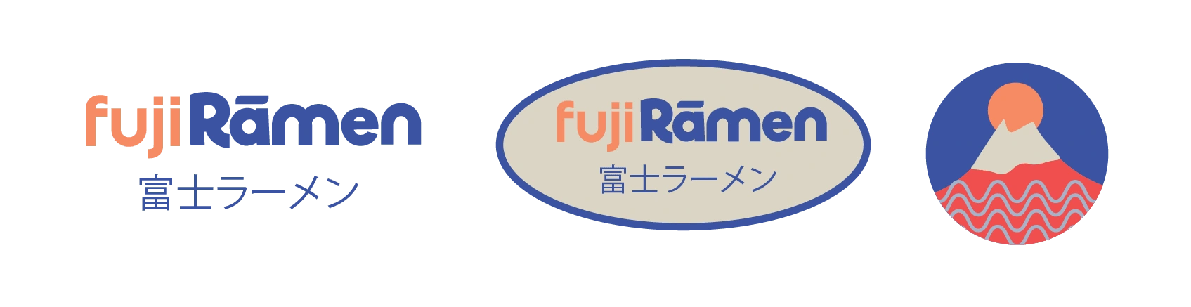 Fuji Ramen Secondary Logo, Brand Mark