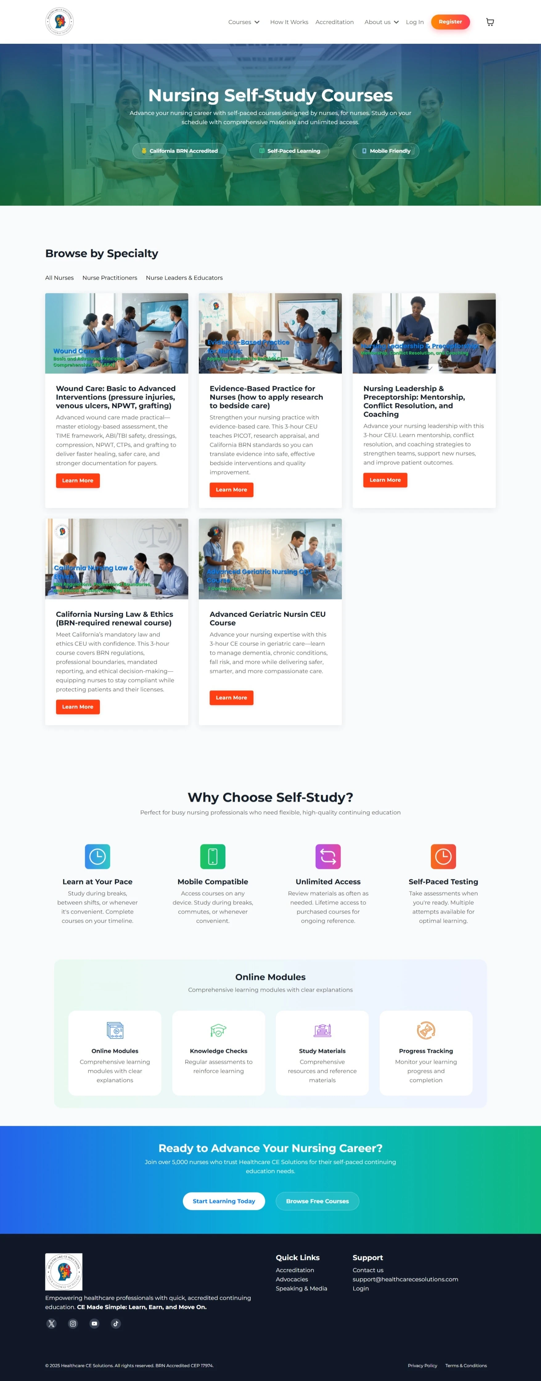 Product category page