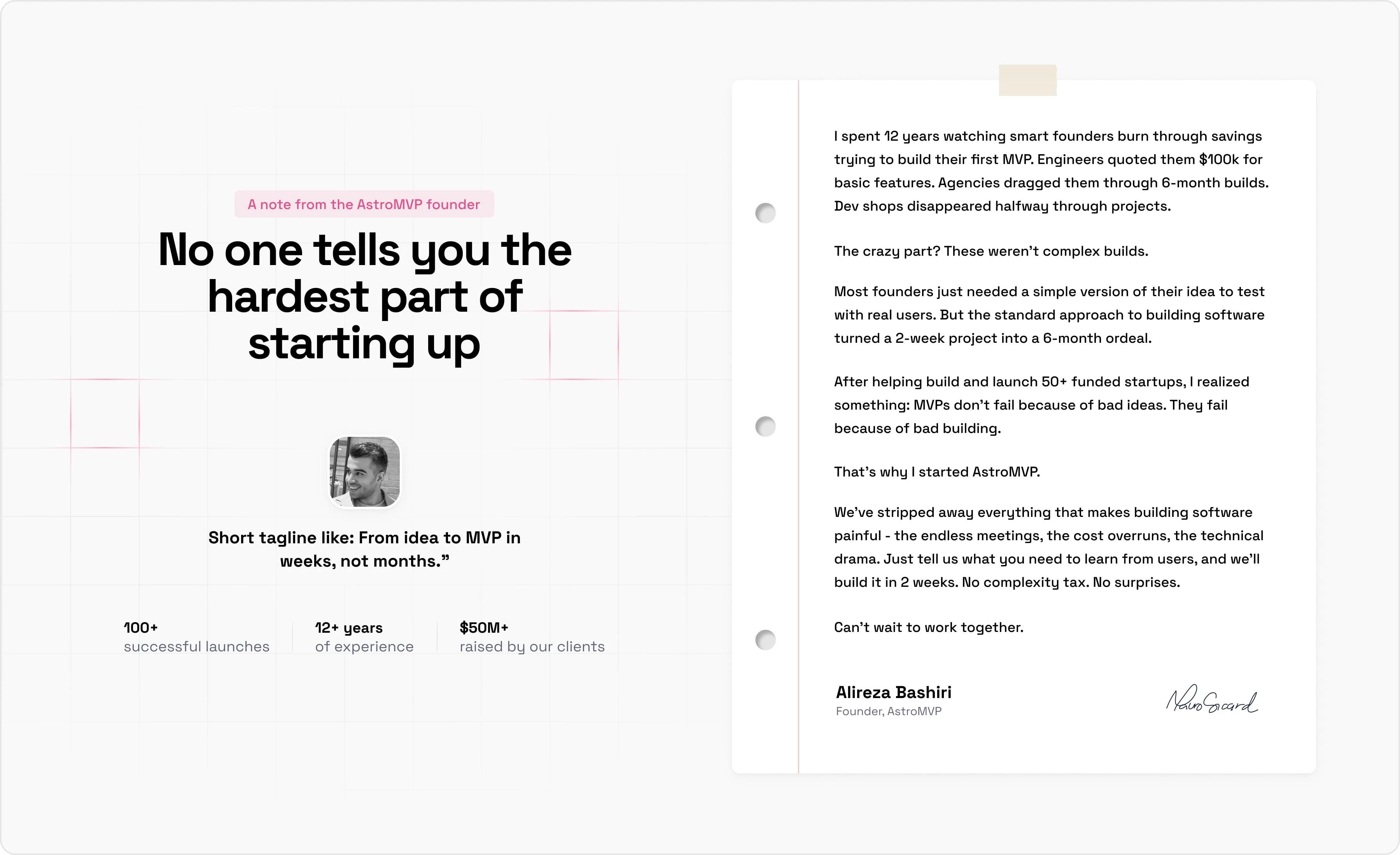 Notes from Founder