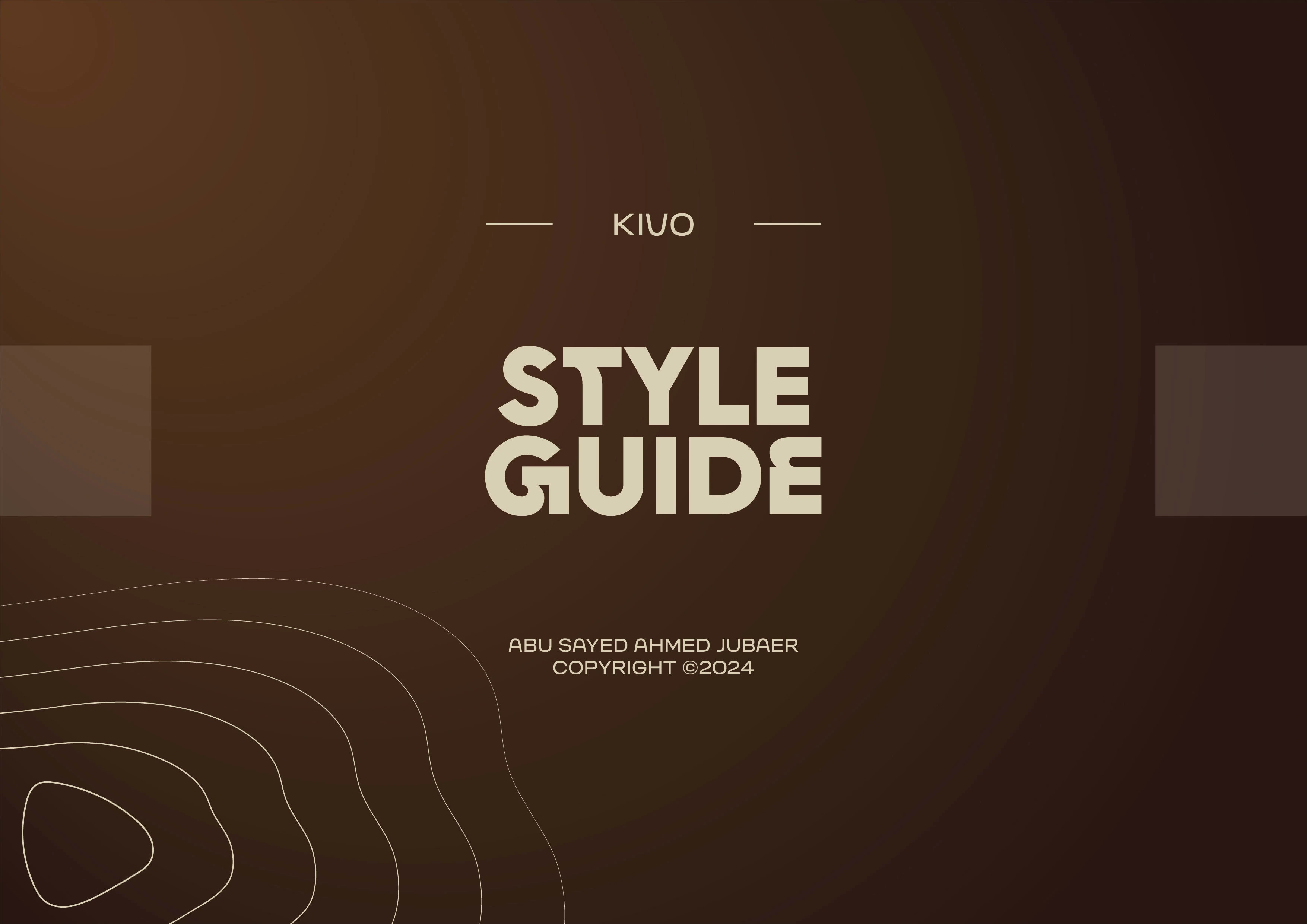 Style guide cover