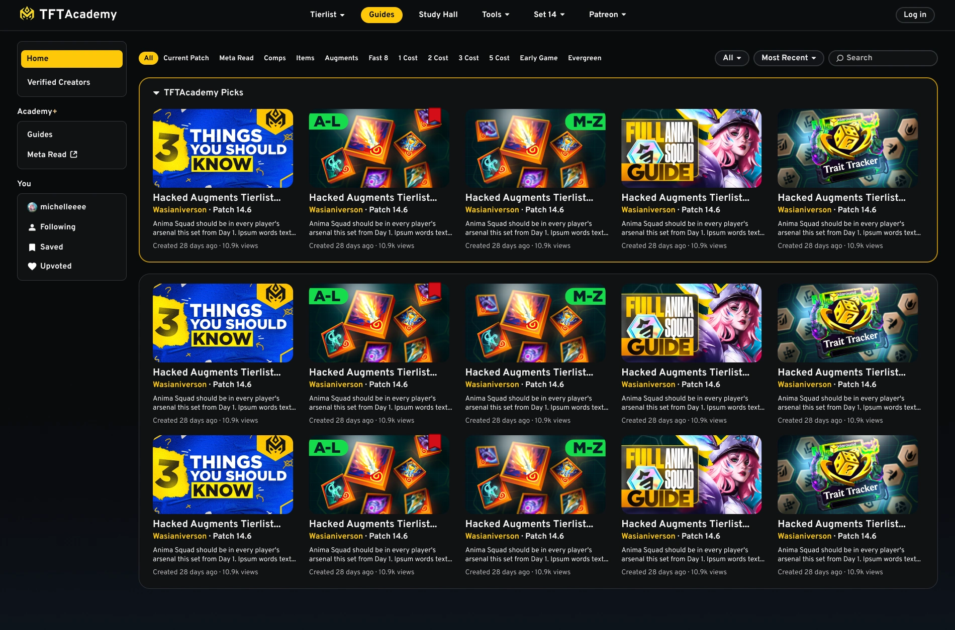 View All Guides Page