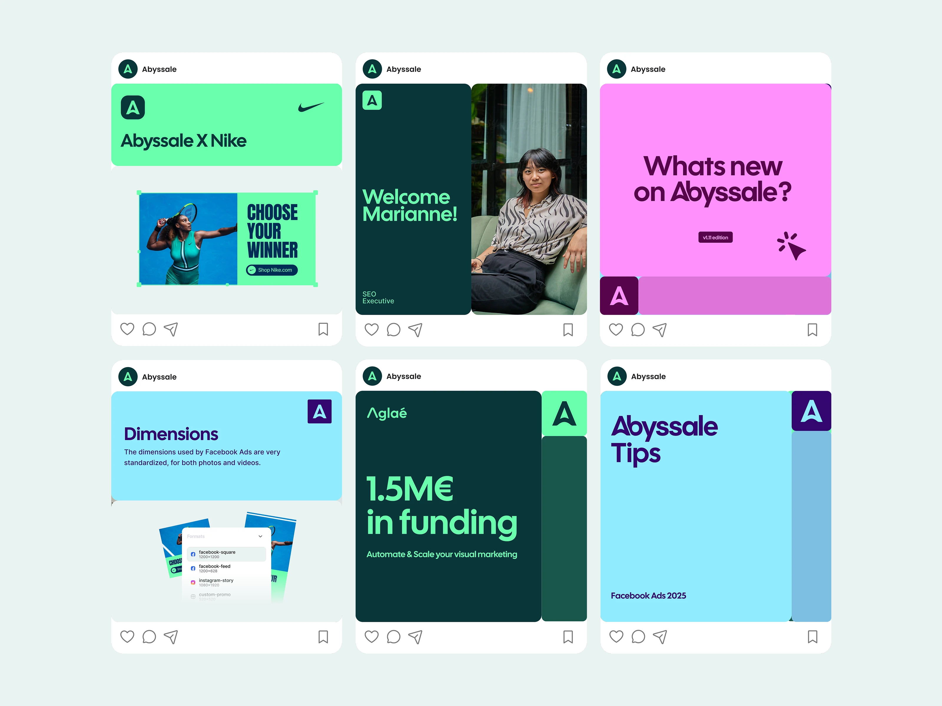 Social media templates